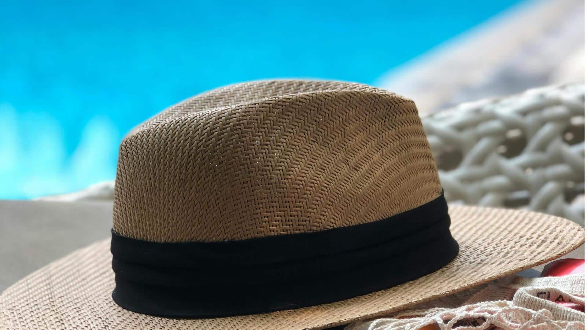Beat the monsoon blues with this chic hat-tunic pairing