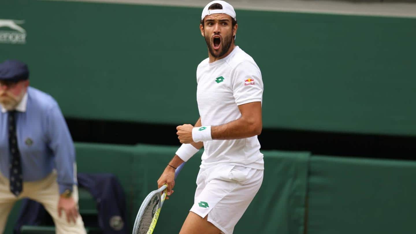 Berrettini is 32-6 in the season Berrettini is 32-6 in the season
