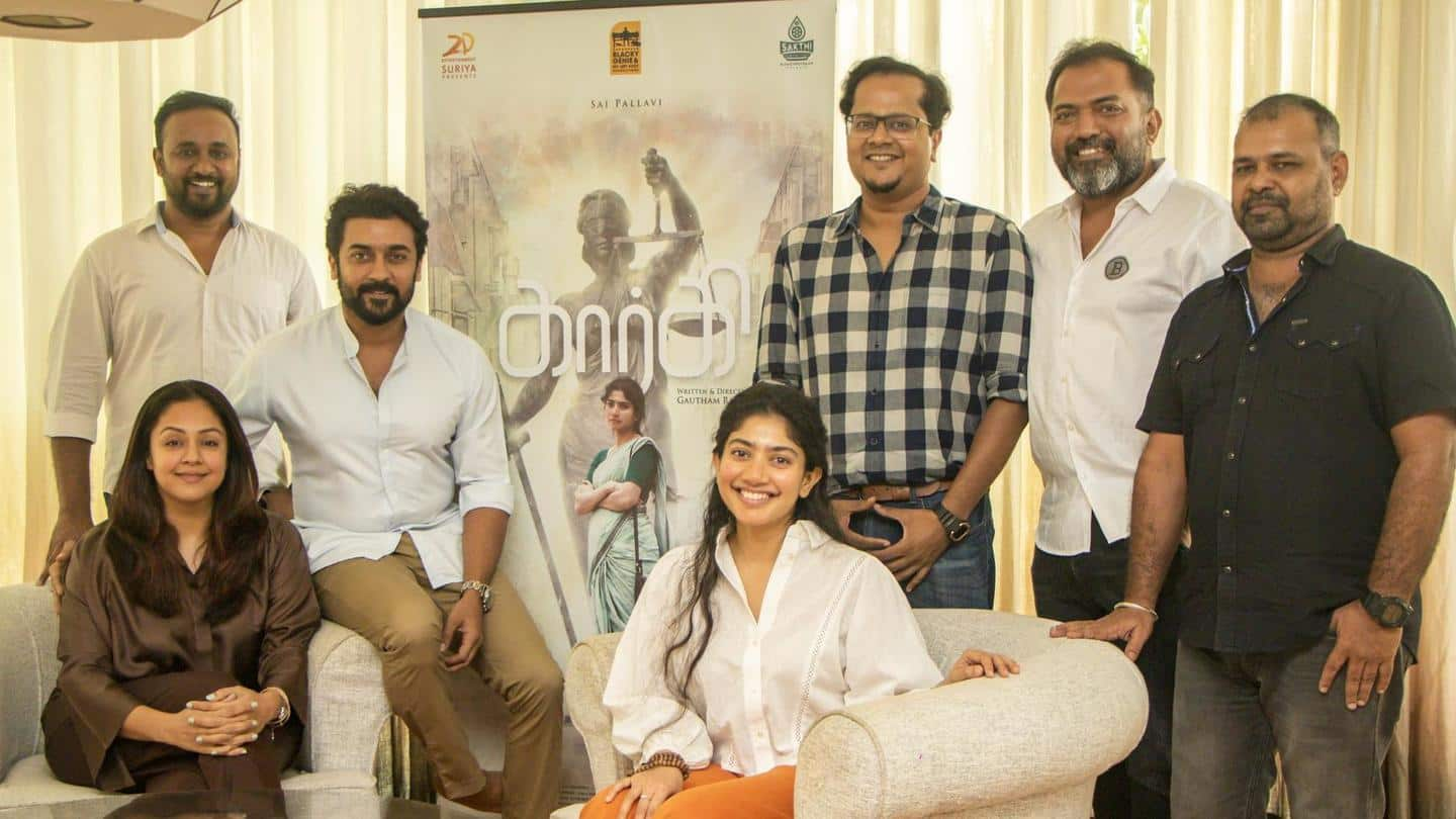 Suriya, Jyotika to back Sai Pallavi's upcoming film 'Gargi'