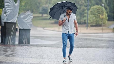 Rain on sale fashion men