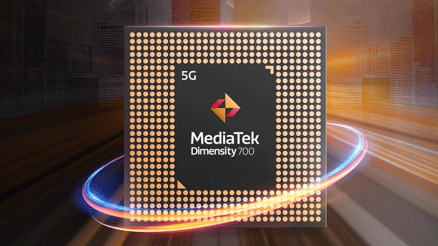 It will be powered by a MediaTek Dimensity 700 processor It will be powered by a MediaTek Dimensity 700 processor