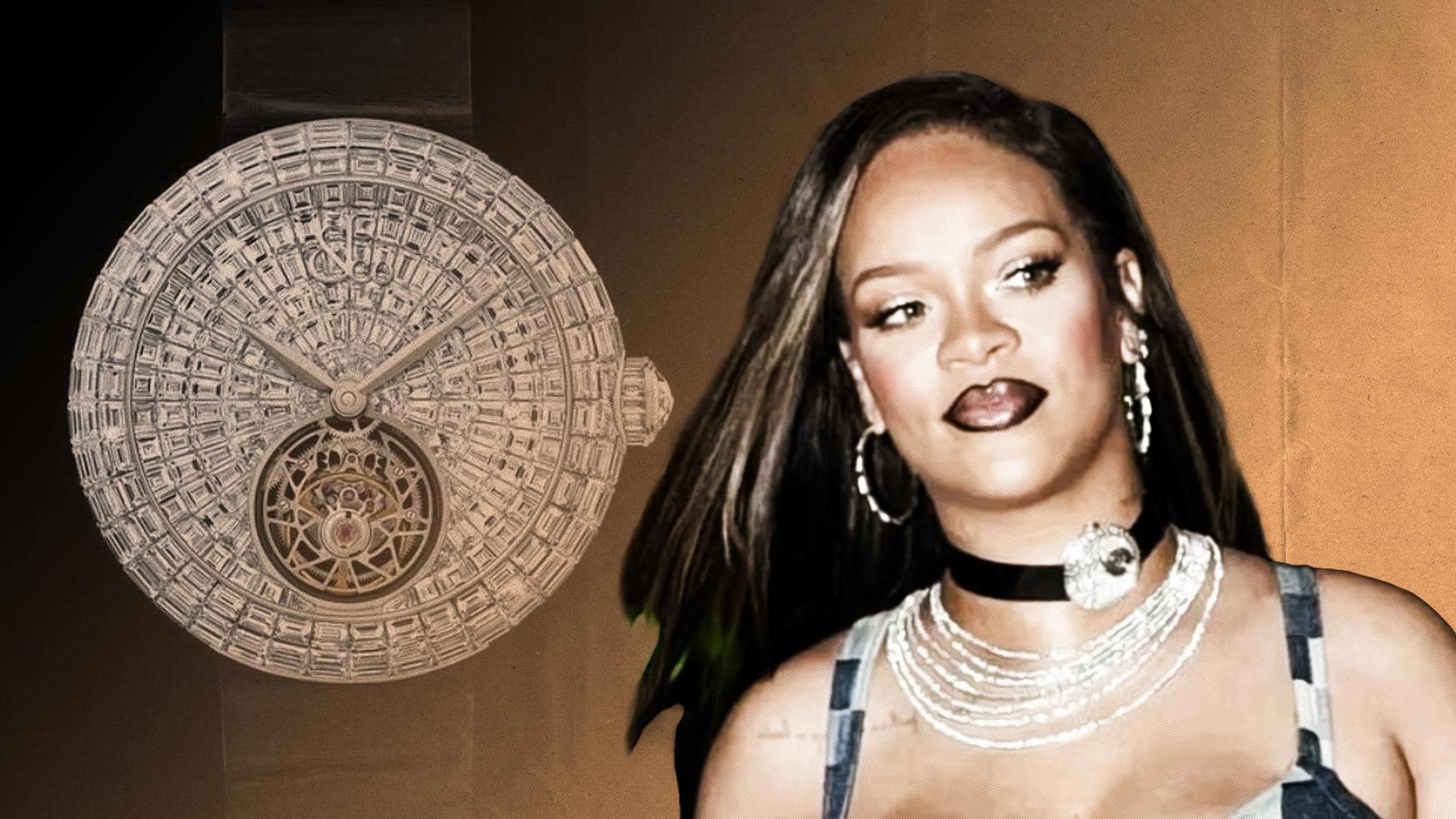 Paris Fashion Week: Rihanna flaunts watch choker worth Rs. 5.7cr 
