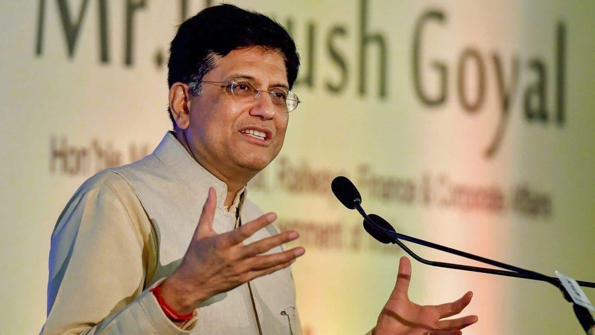 Piyush Goyal will visit Europe for trade talks after Diwali Piyush Goyal will visit Europe for trade talks after Diwali