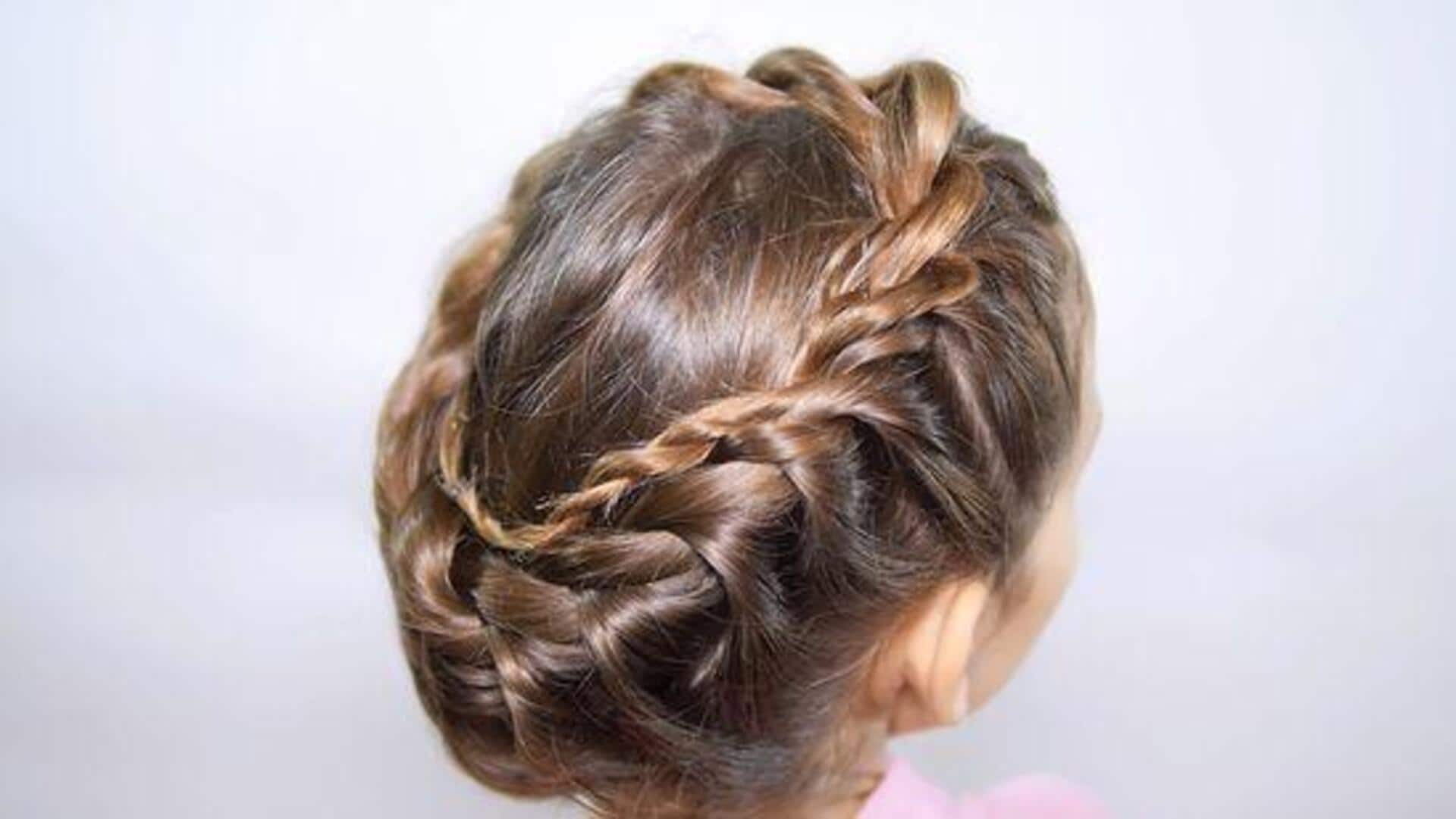 How to style crown braids 
