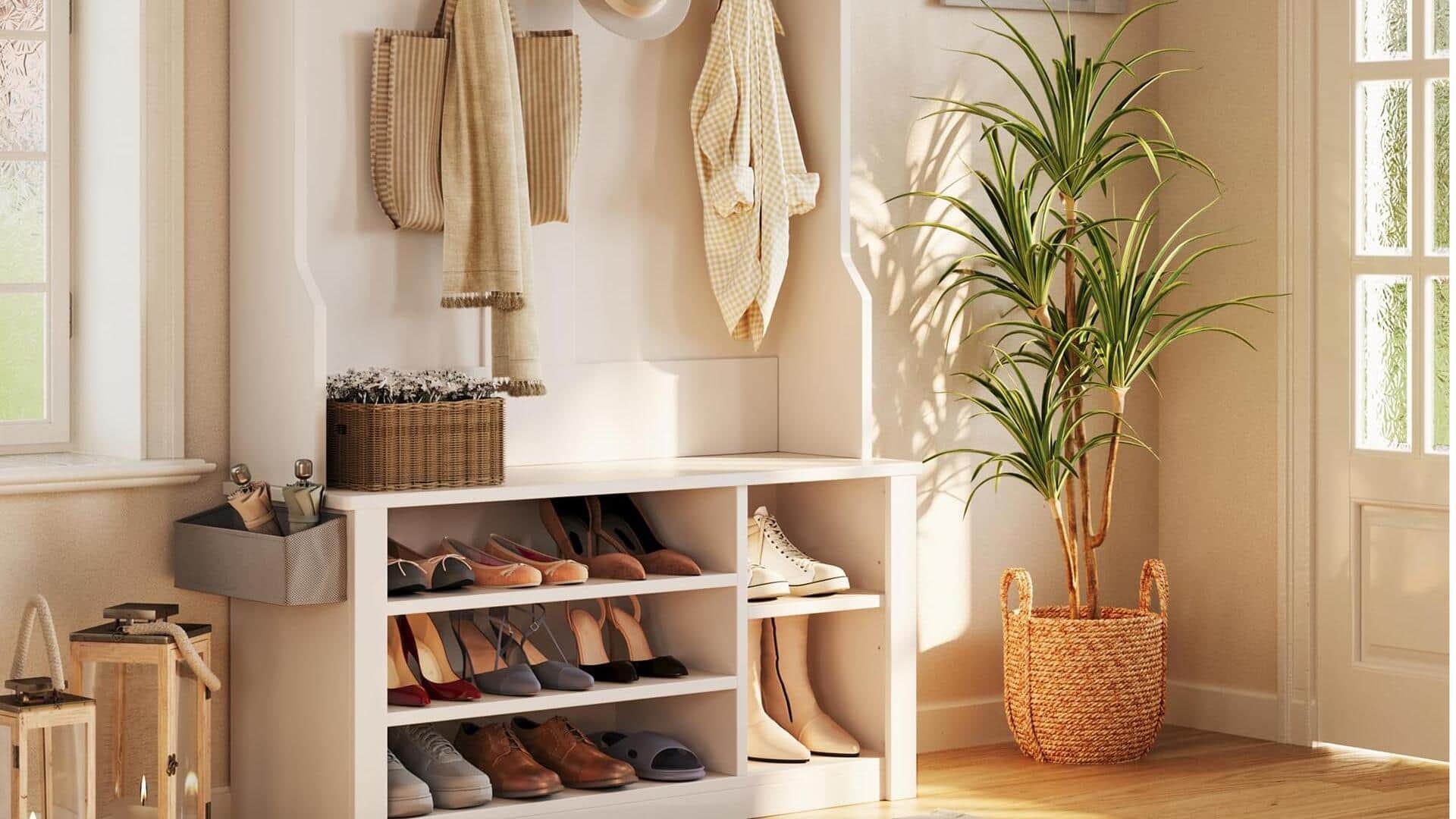 Small entryway? These storage ideas are for you