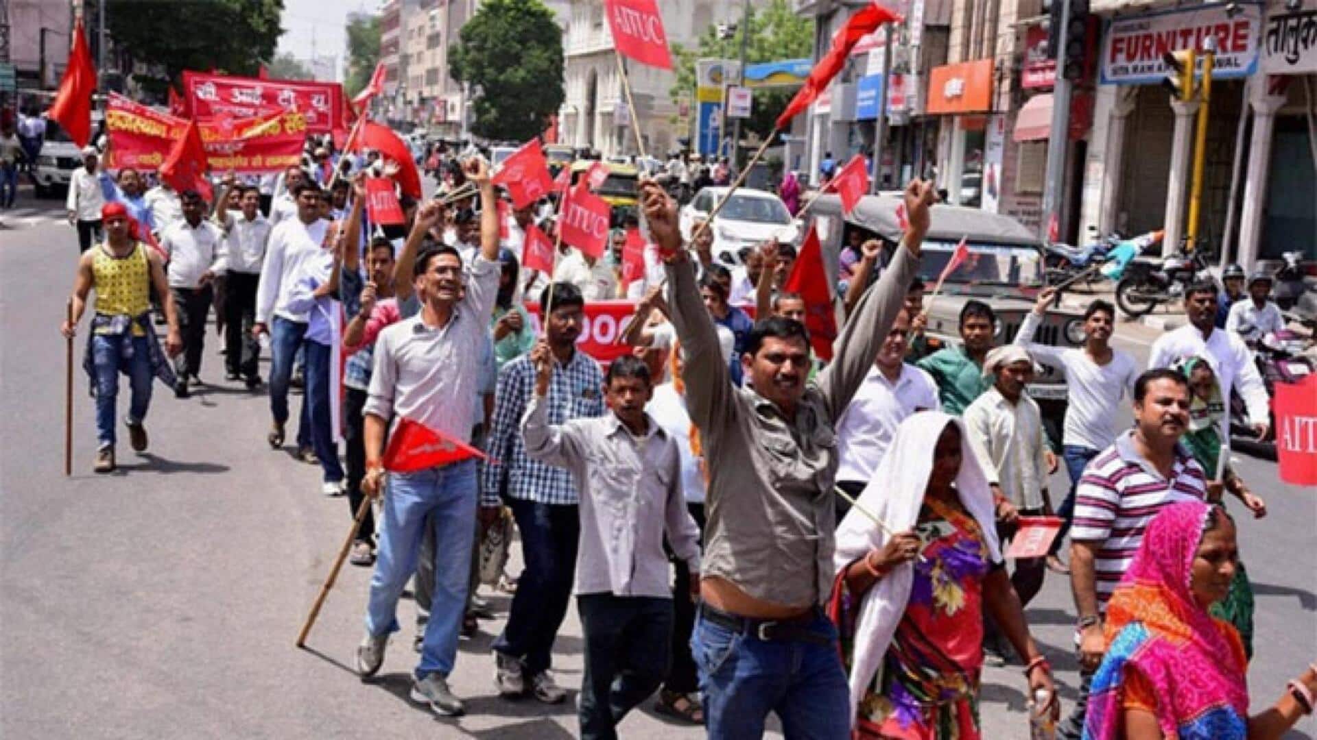 Manesar: Salary hike protest turns violent; vehicles vandalized, workers lathi-charged 