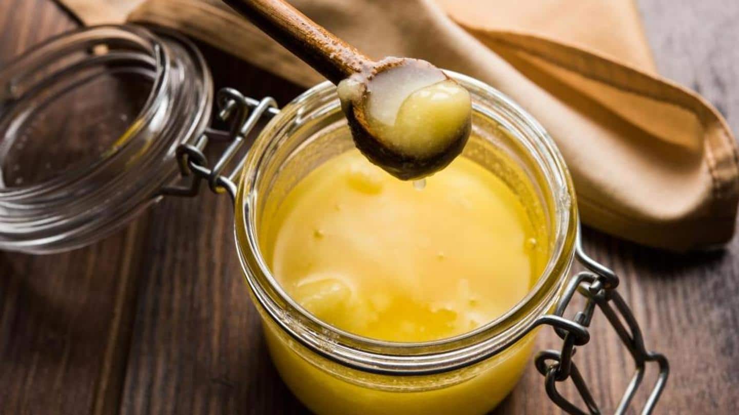 Ghee is equally good for your skin and hair too!