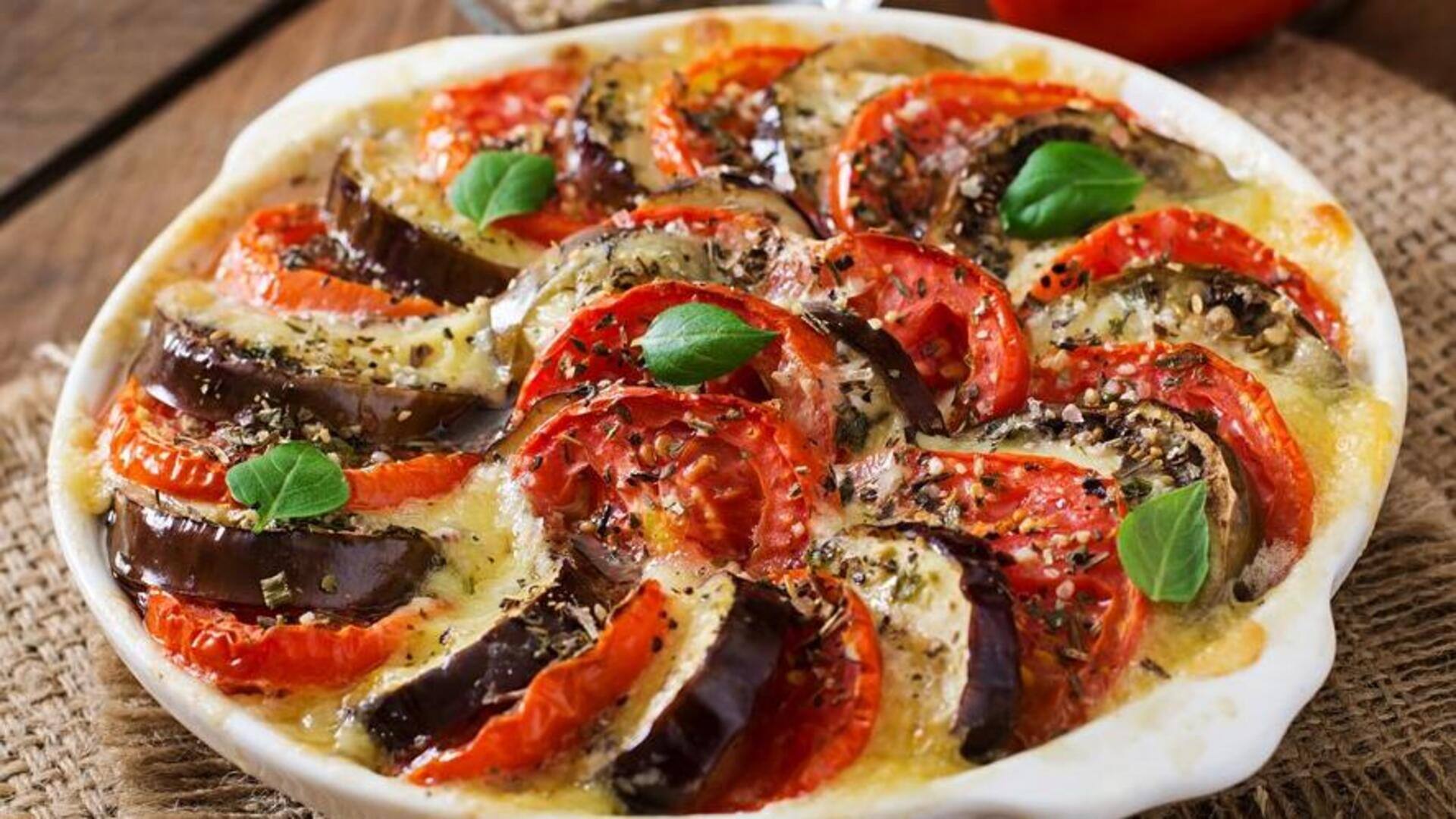 Recipe: Cook this eggless French ratatouille tart at home
