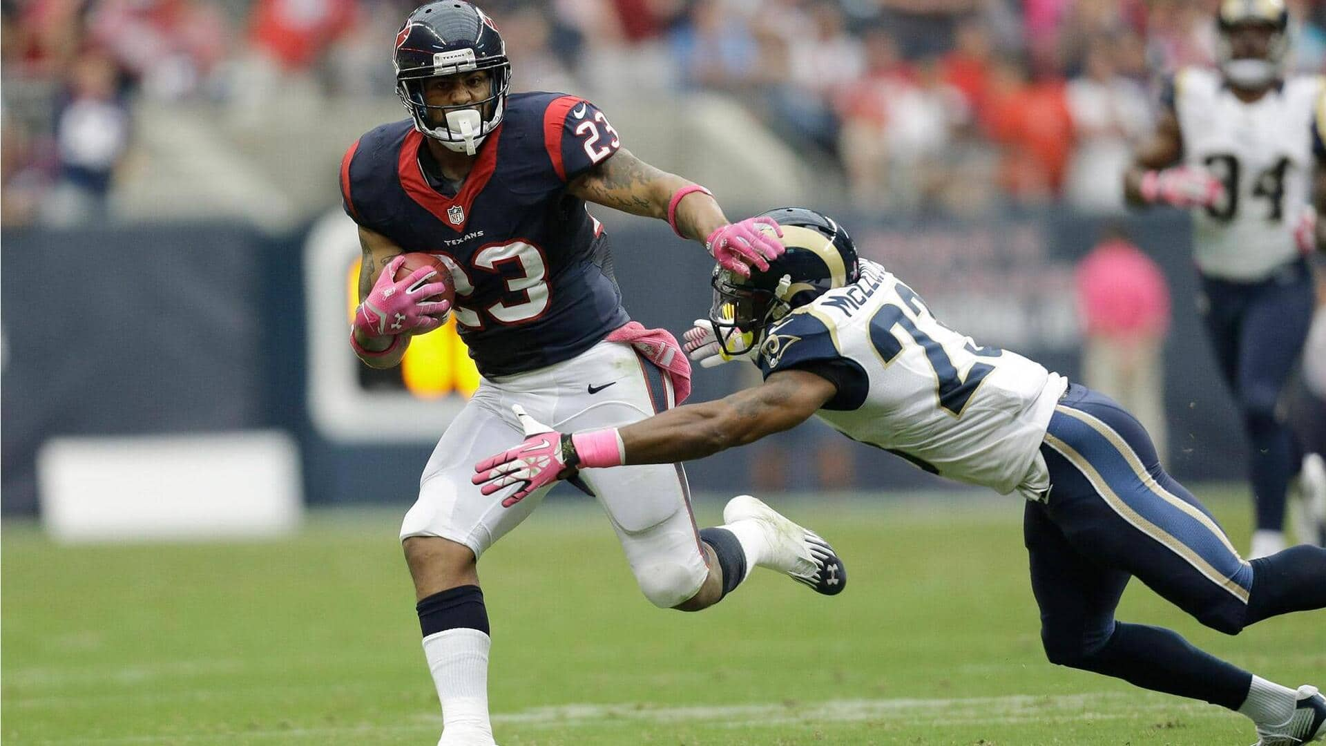 #ThisDayThatYear: Arian Foster registers 100 yards in three playoff games