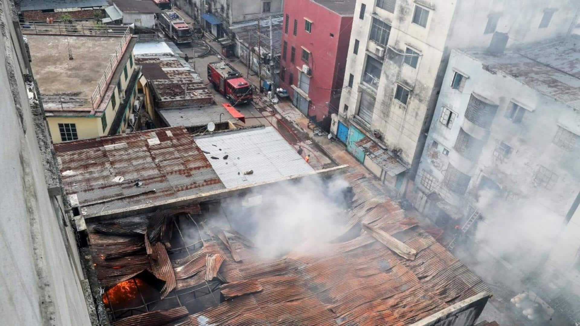 16 killed after fire breaks out at Dhaka garment factory 16 killed after fire breaks out at Dhaka garment factory