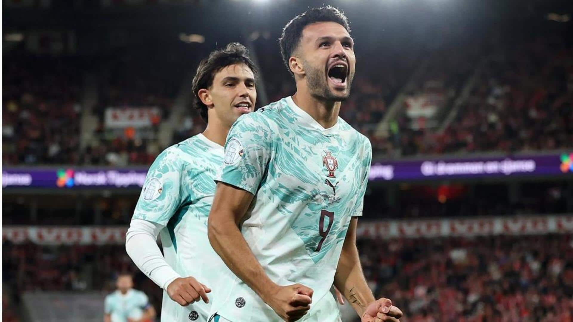 Cristiano Ronaldo remains unused substitute in Portugal's win over Norway