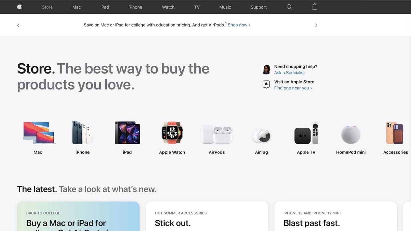 Apple Store website gets refreshing new mobile-friendly redesign: Details here