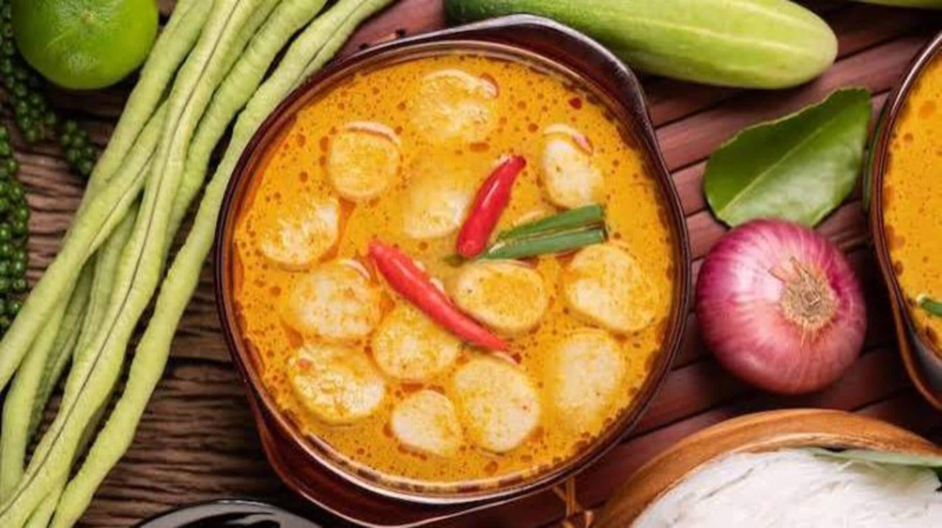 Cucumber in curry? Well, it's delicious