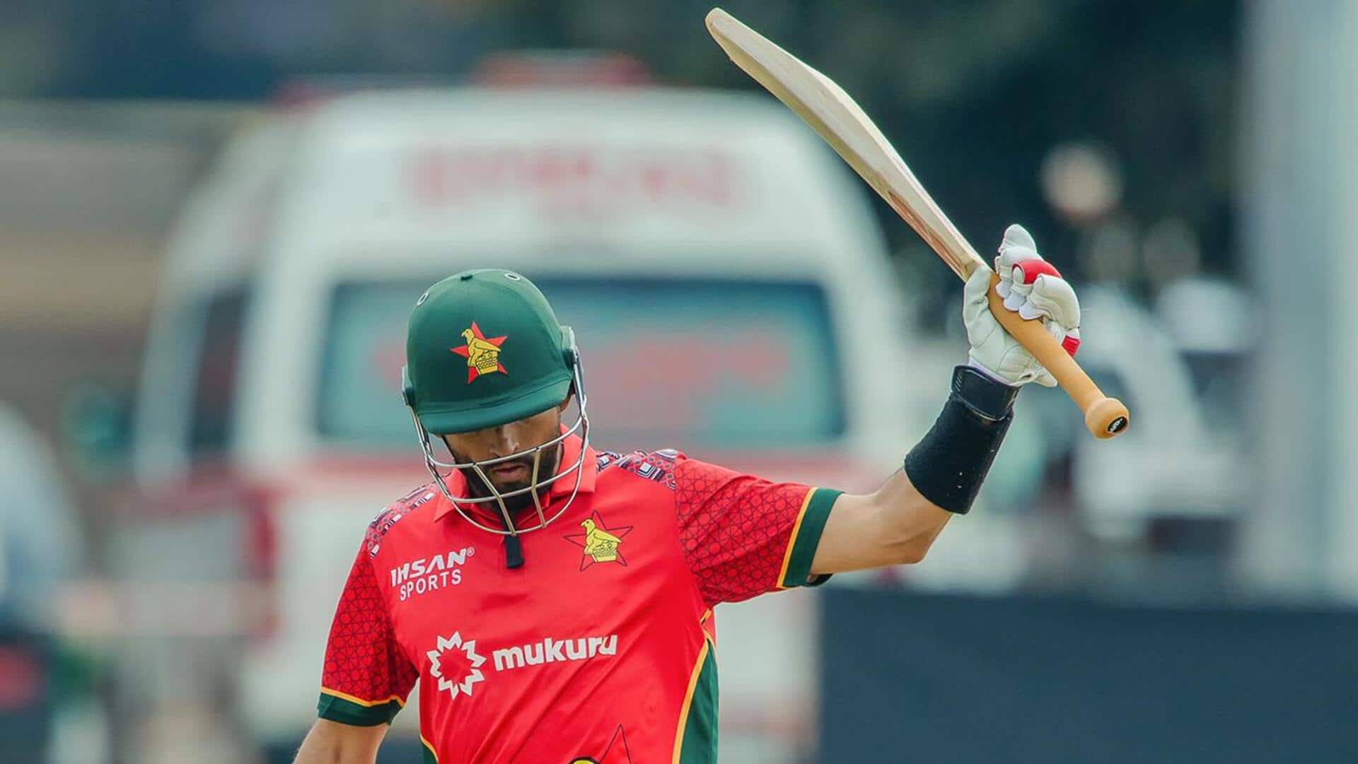 Sikandar Raza shines against Australia, completes 8,000 List A runs