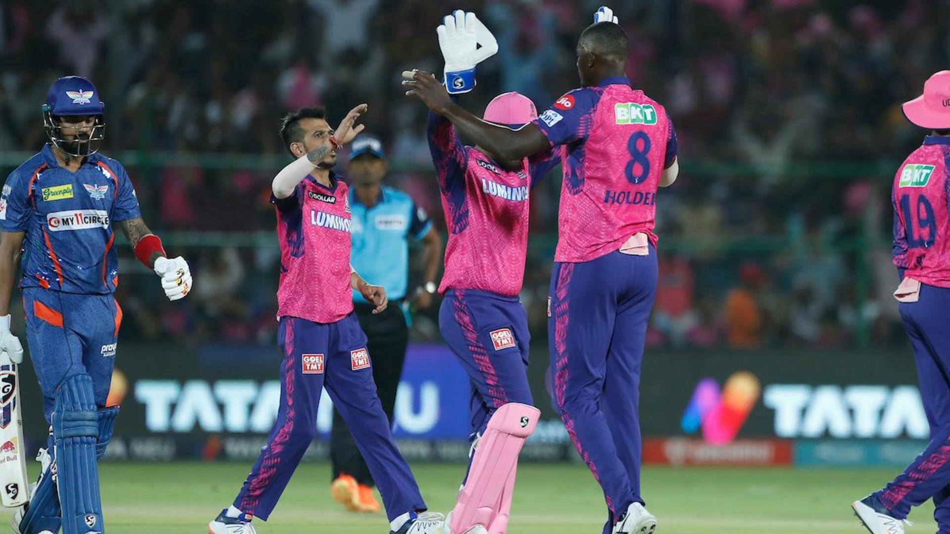 IPL 2023: Sluggish LSG compile 154/7 against RR