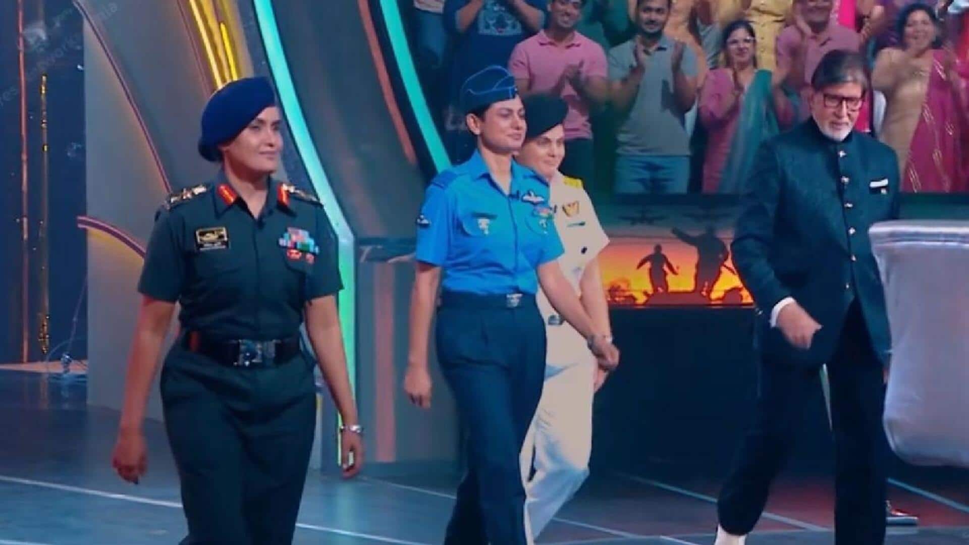 'KBC' special with 'Sindoor' officers sparks controversy: Here's why