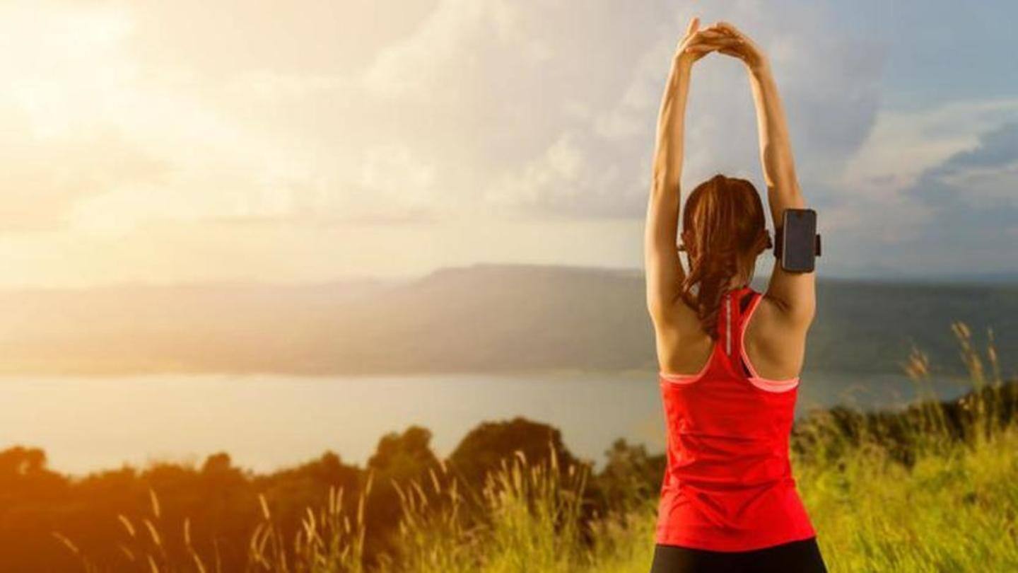 Early mornings or evenings are the ideal time for workout Early mornings or evenings are the ideal time for workout
