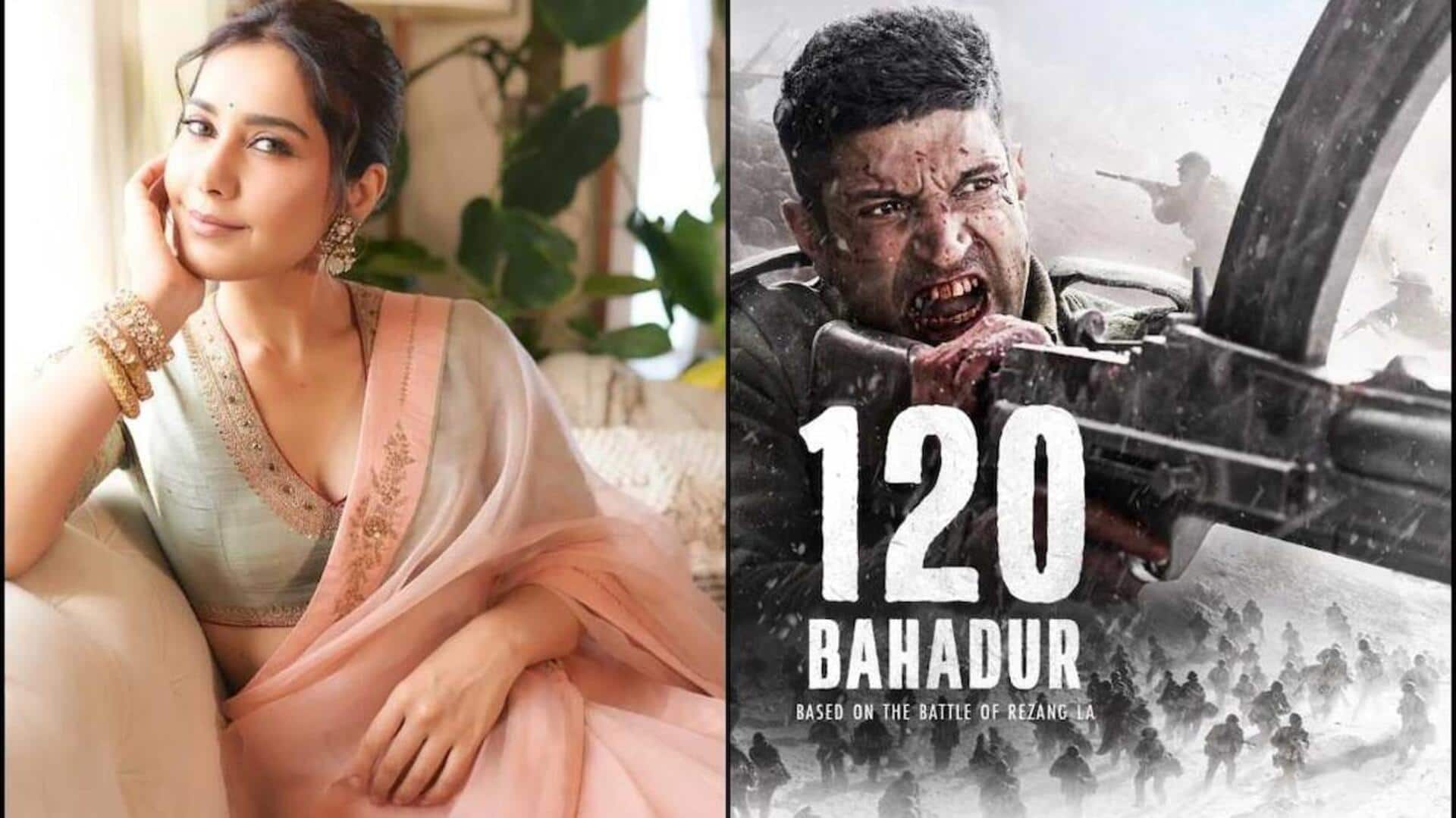 Raashii Khanna joins Farhan Akhtar in '120 Bahadur' Raashii Khanna joins Farhan Akhtar in '120 Bahadur'