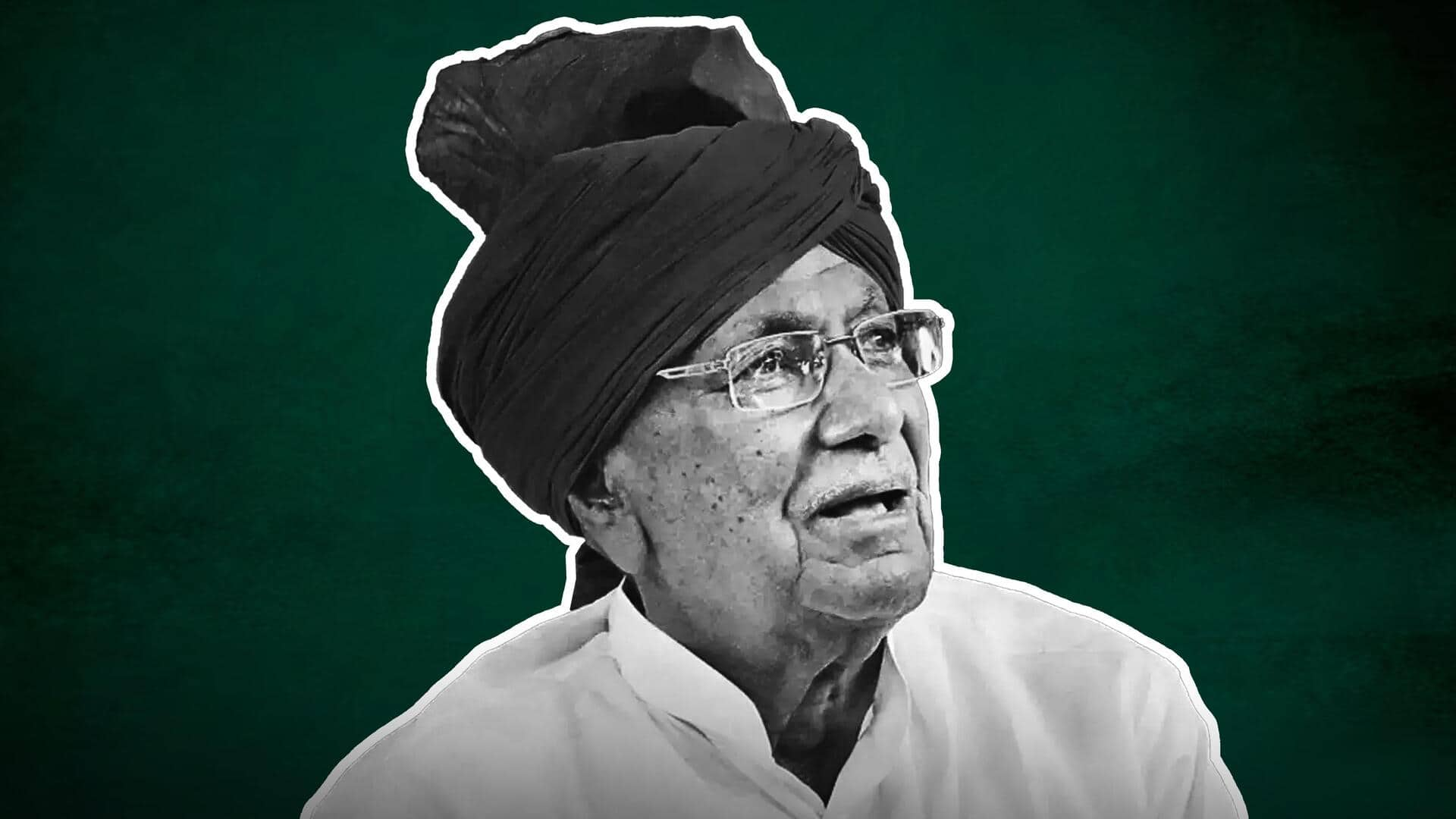 Former Haryana CM Om Prakash Chautala passes away 