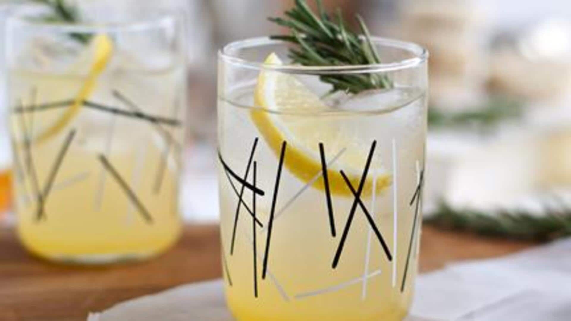 Use rosemary and citrus for these zesty refreshers