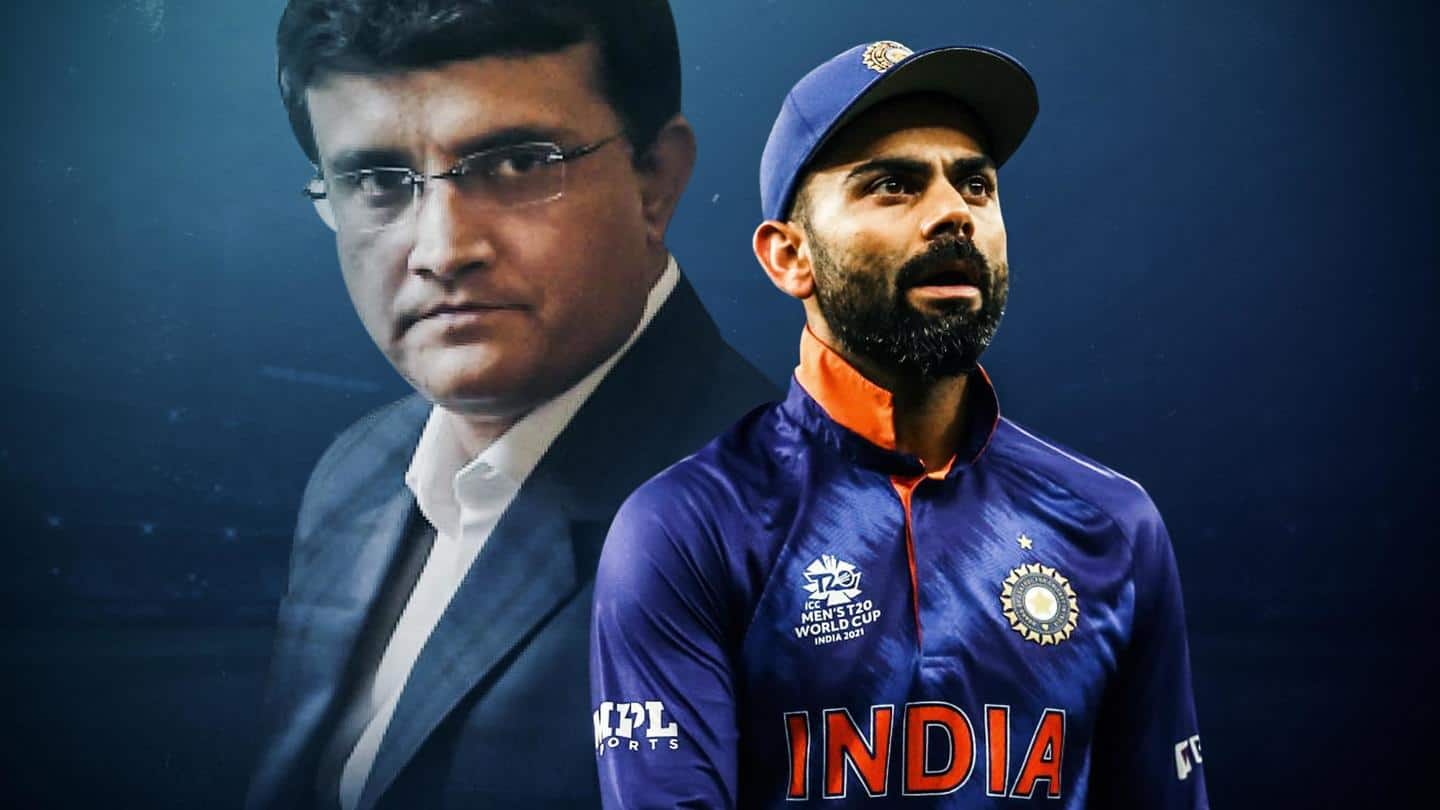 Ganguly wanted to issue Kohli show-cause notice following his press-conference
