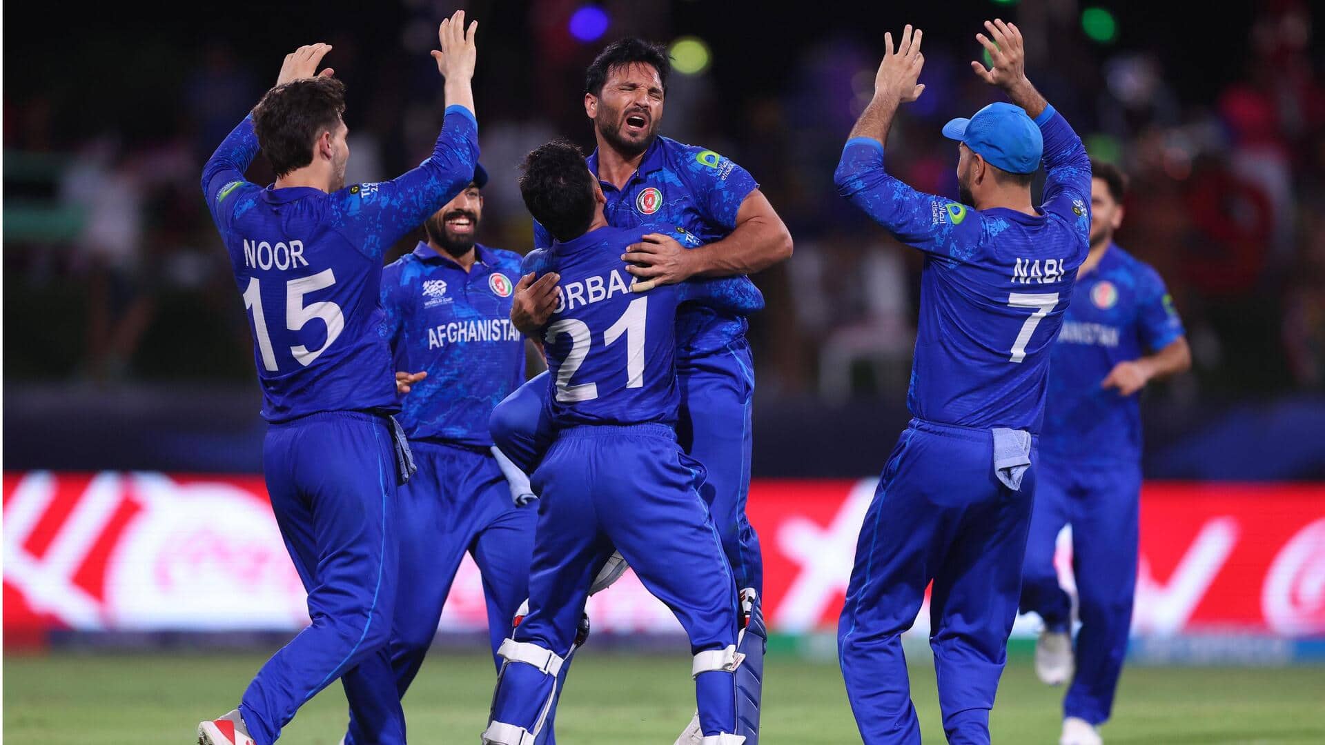 T20 WC: Afghanistan stun Australia, stay alive in semi-final race