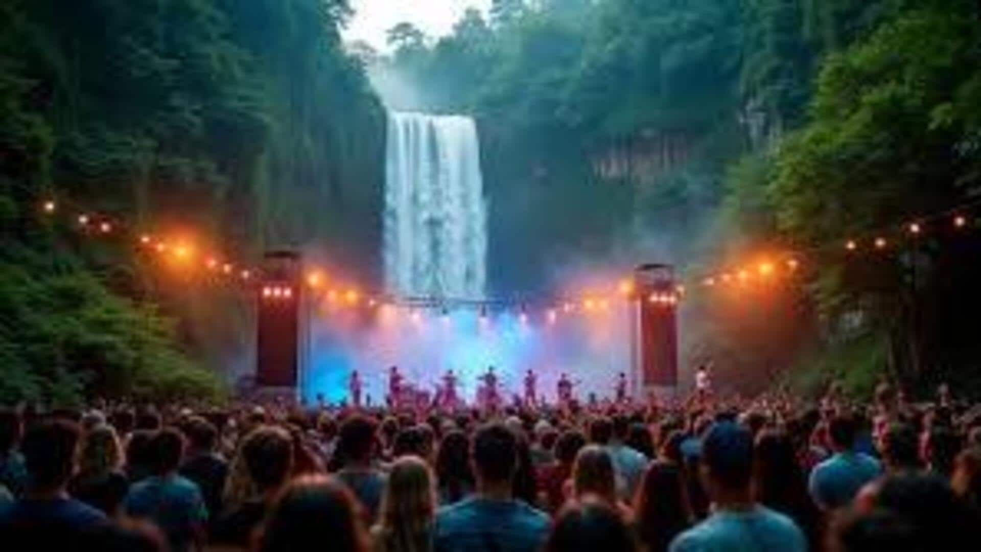 Waterfall concerts: A live music experience you can't miss! 