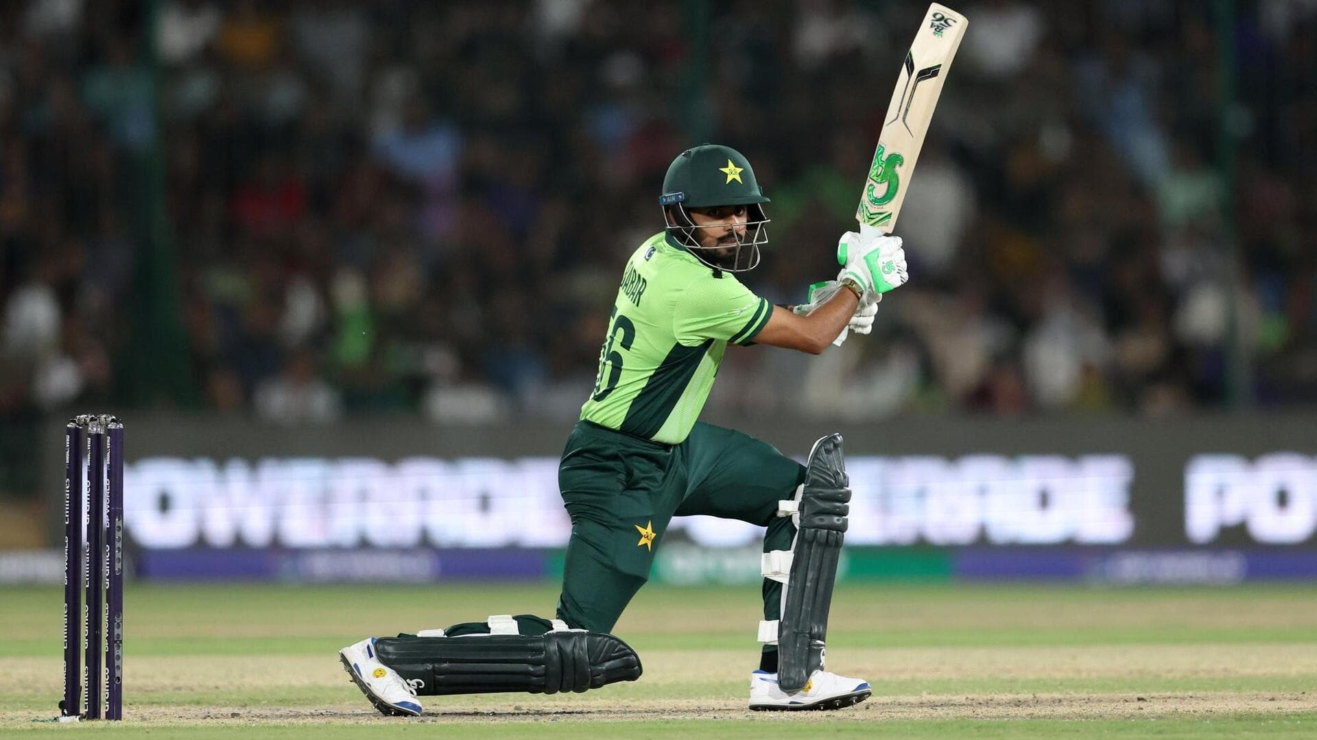 Babar Azam surpasses Saeed Anwar's record in ICC tournaments