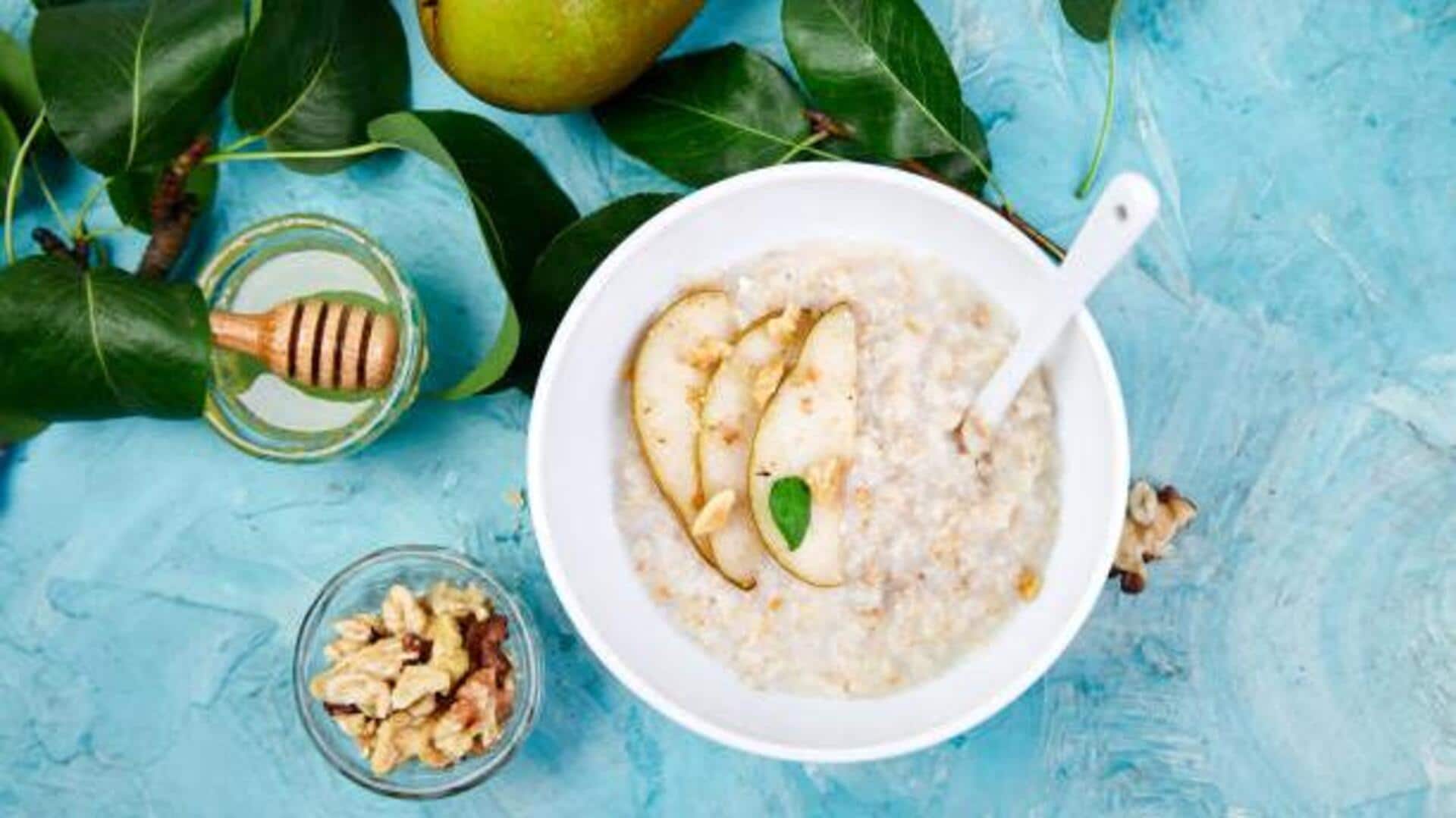 Ginger and pear porridge: A winter immunity booster