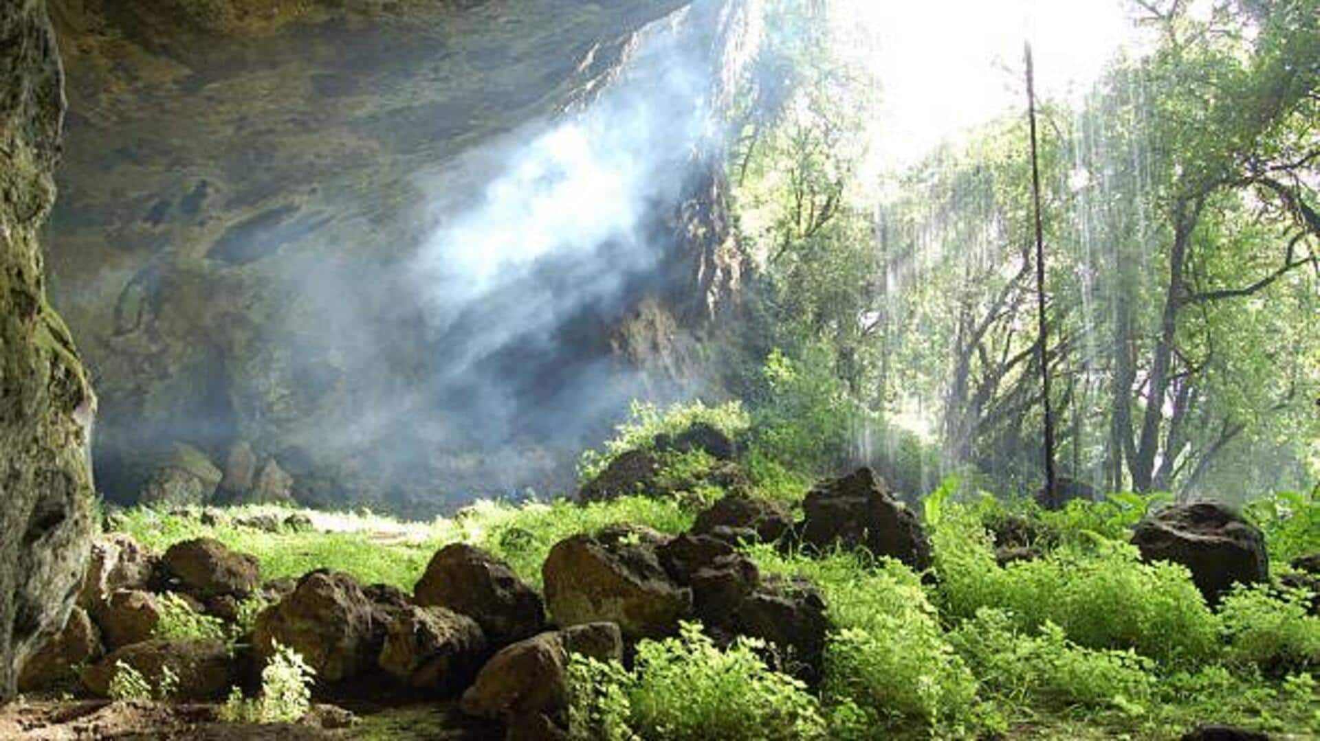 Exploring the underground caves of Mount Elgon, Uganda