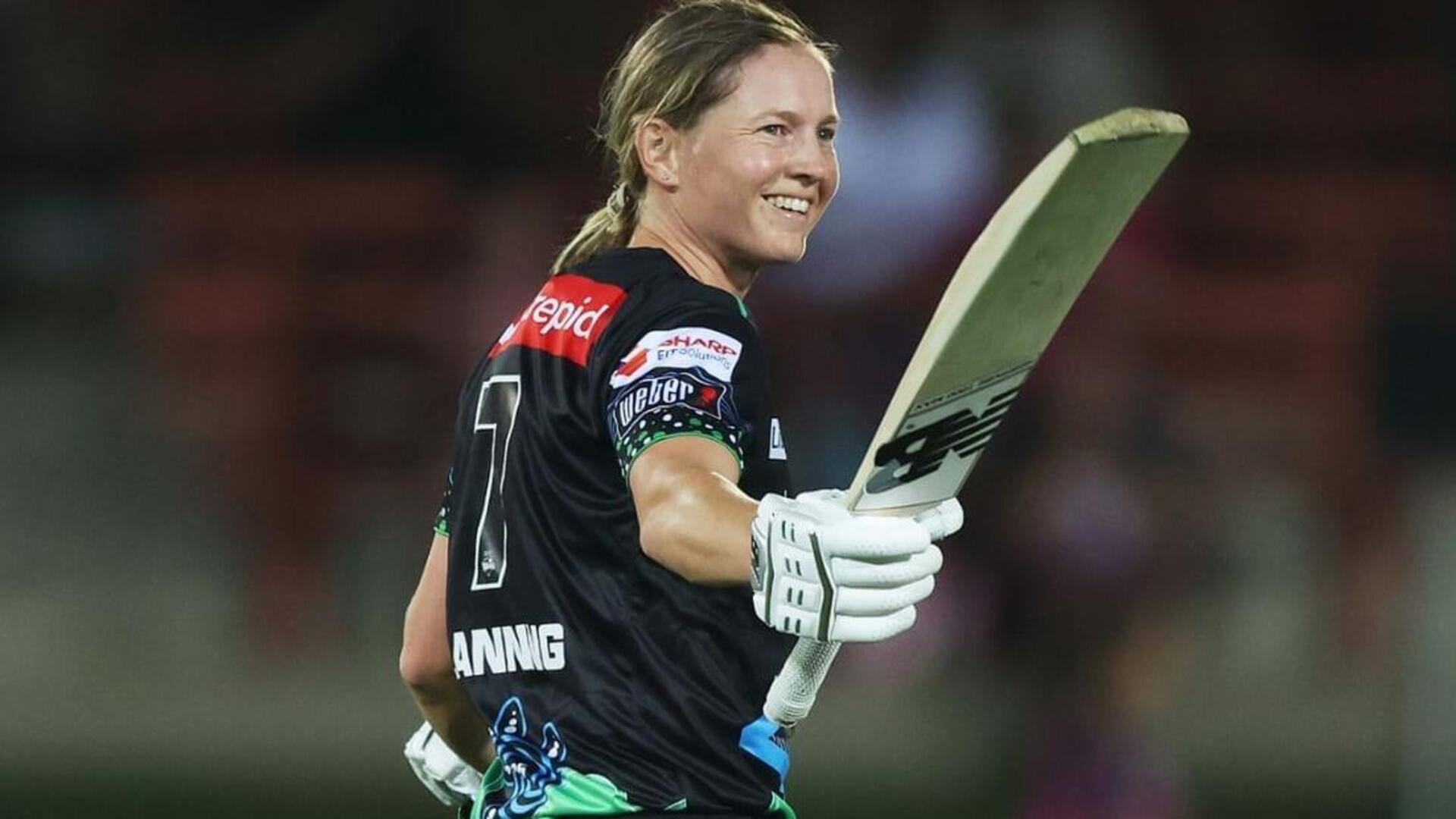 Meg Lanning slams third-highest individual score in WBBL: Key stats
