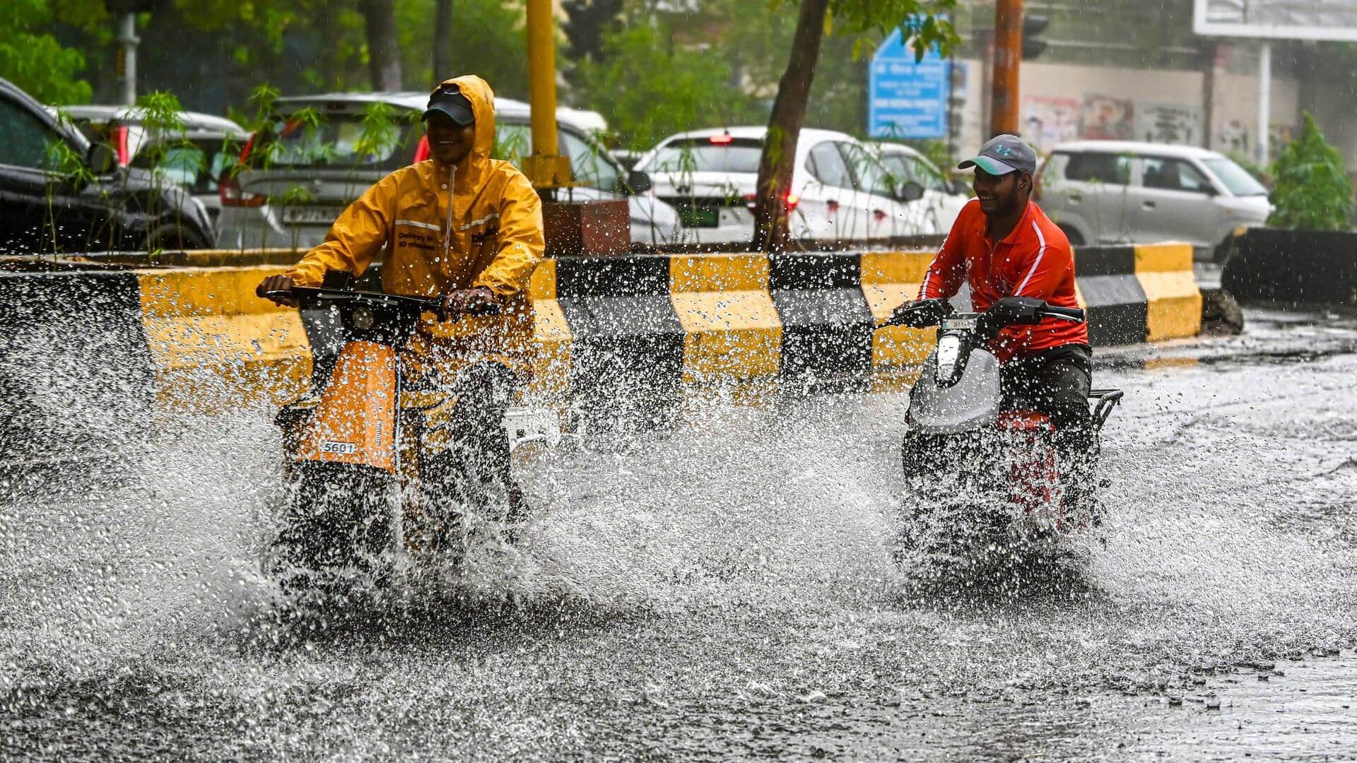 IMD warns of heavy rain in Delhi, neighboring states