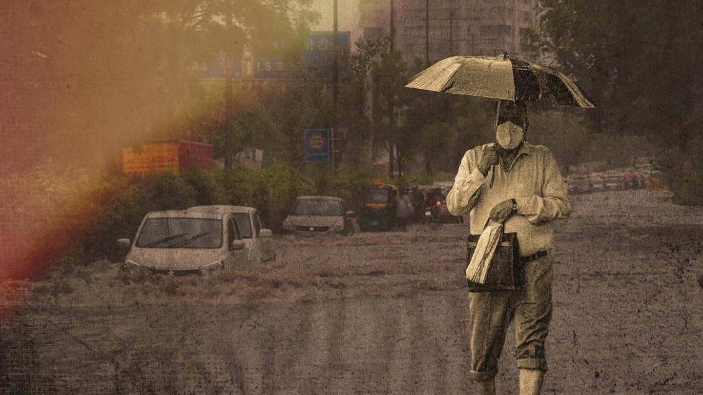 Monsoon: Delhi witnesses heavy rainfall today, several areas waterlogged