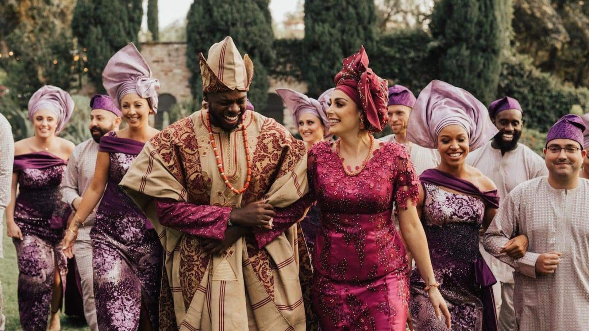 These Nigerian wedding processions are so interesting!