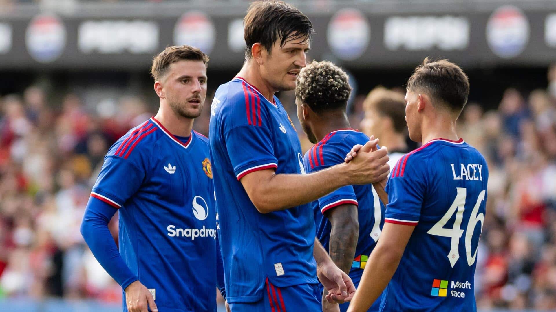Michael Carrick's Manchester United thrash Rosenborg 5-0 in pre-season friendly