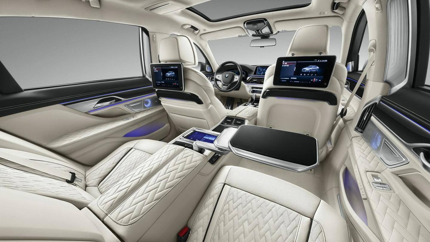 The vehicle has a luxurious cabin The vehicle has a luxurious cabin