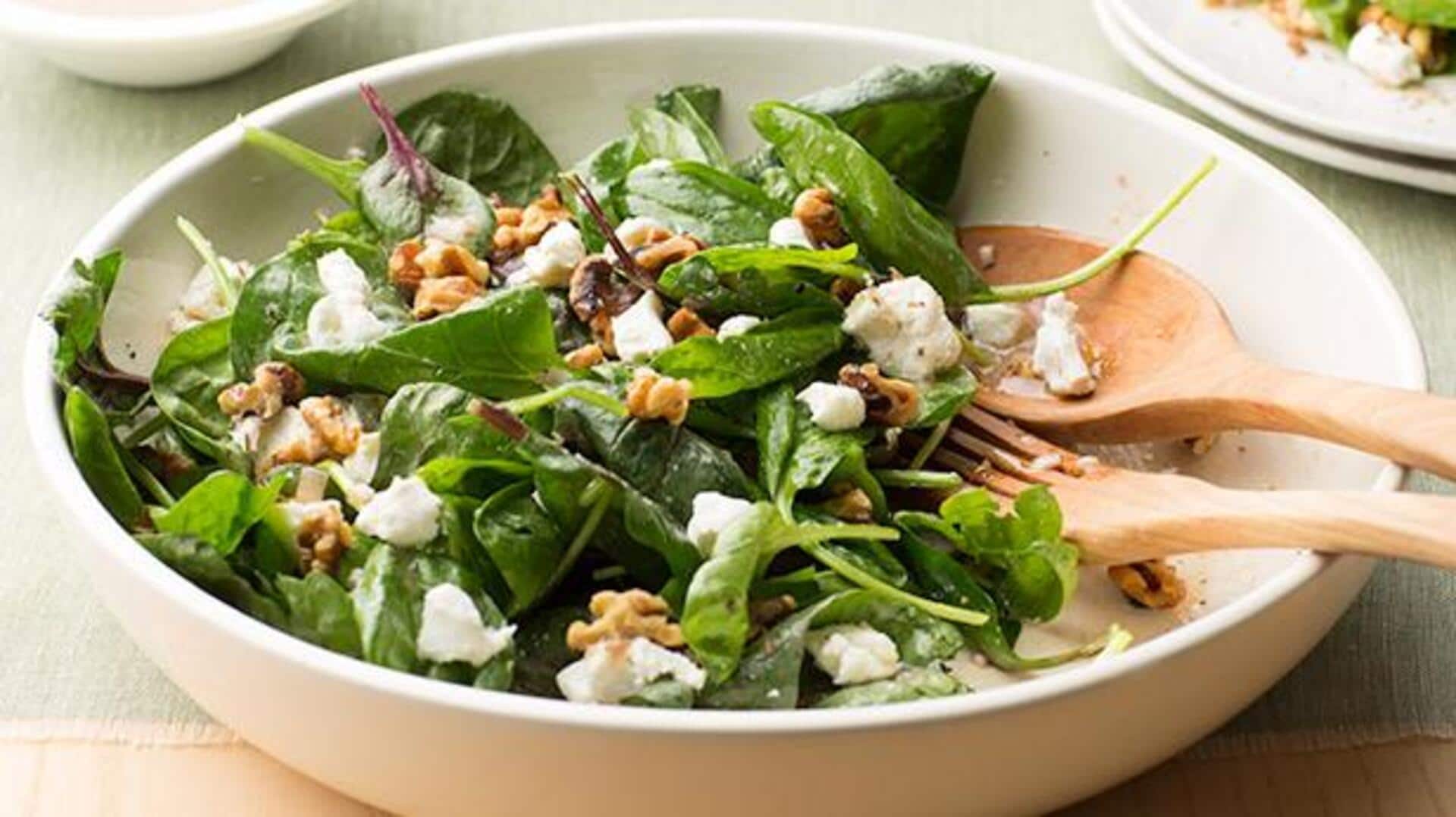 Spinach and walnuts: A healthy combo you must try