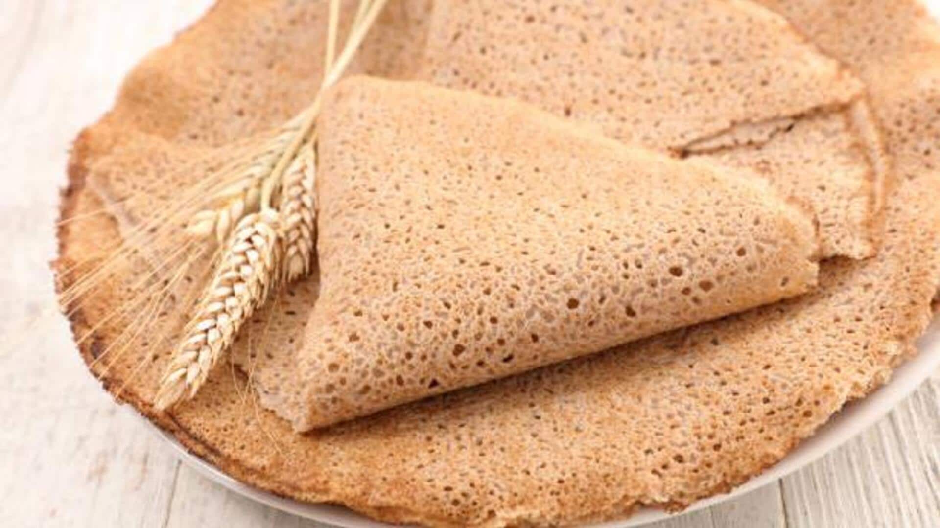 Buckwheat crepes: A healthy breakfast choice
