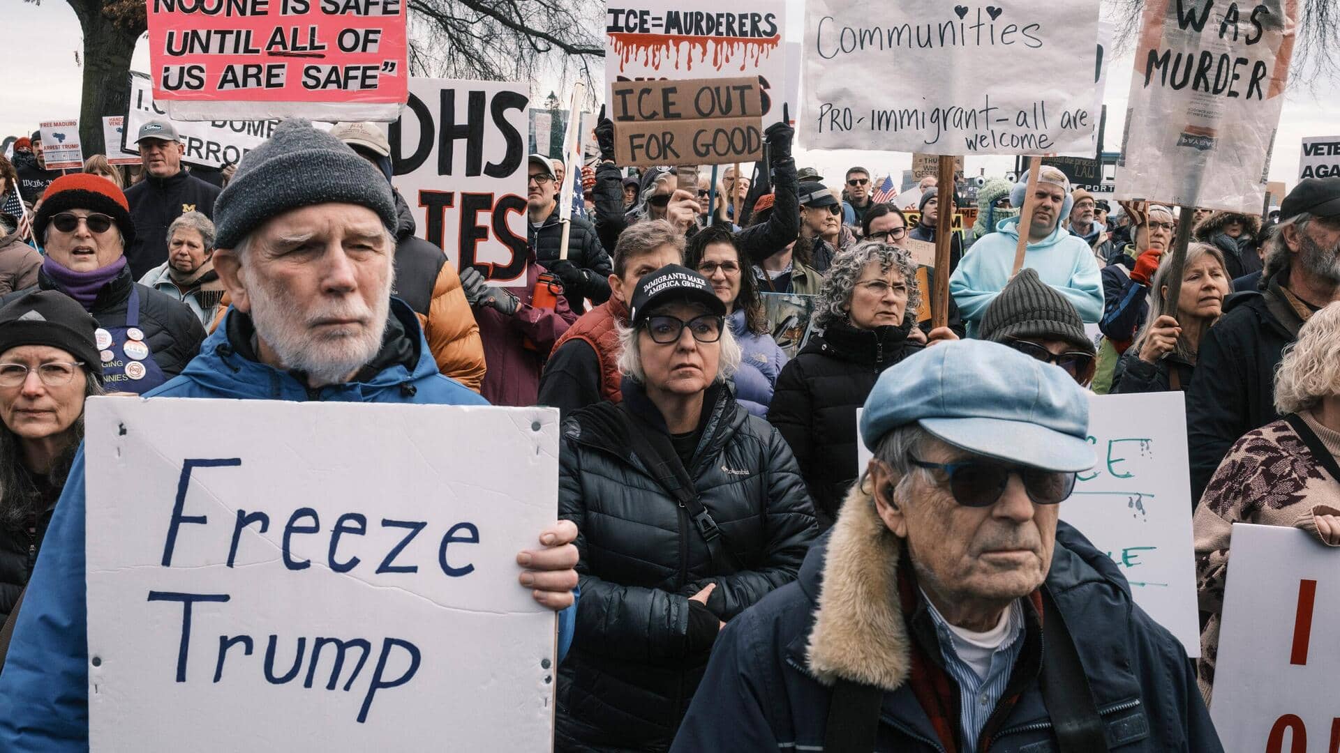 Widespread protests sweep across US against ICE killing in Minneapolis