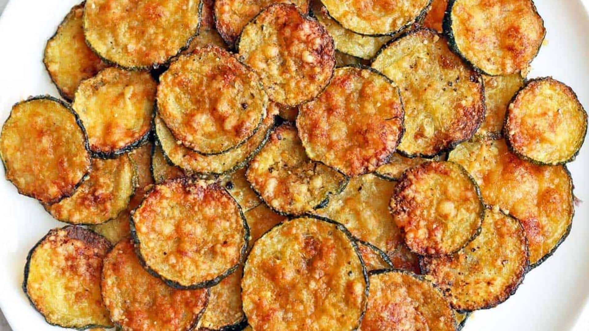 Zucchini chips: A crunchy snack alternative Zucchini chips: A crunchy snack alternative