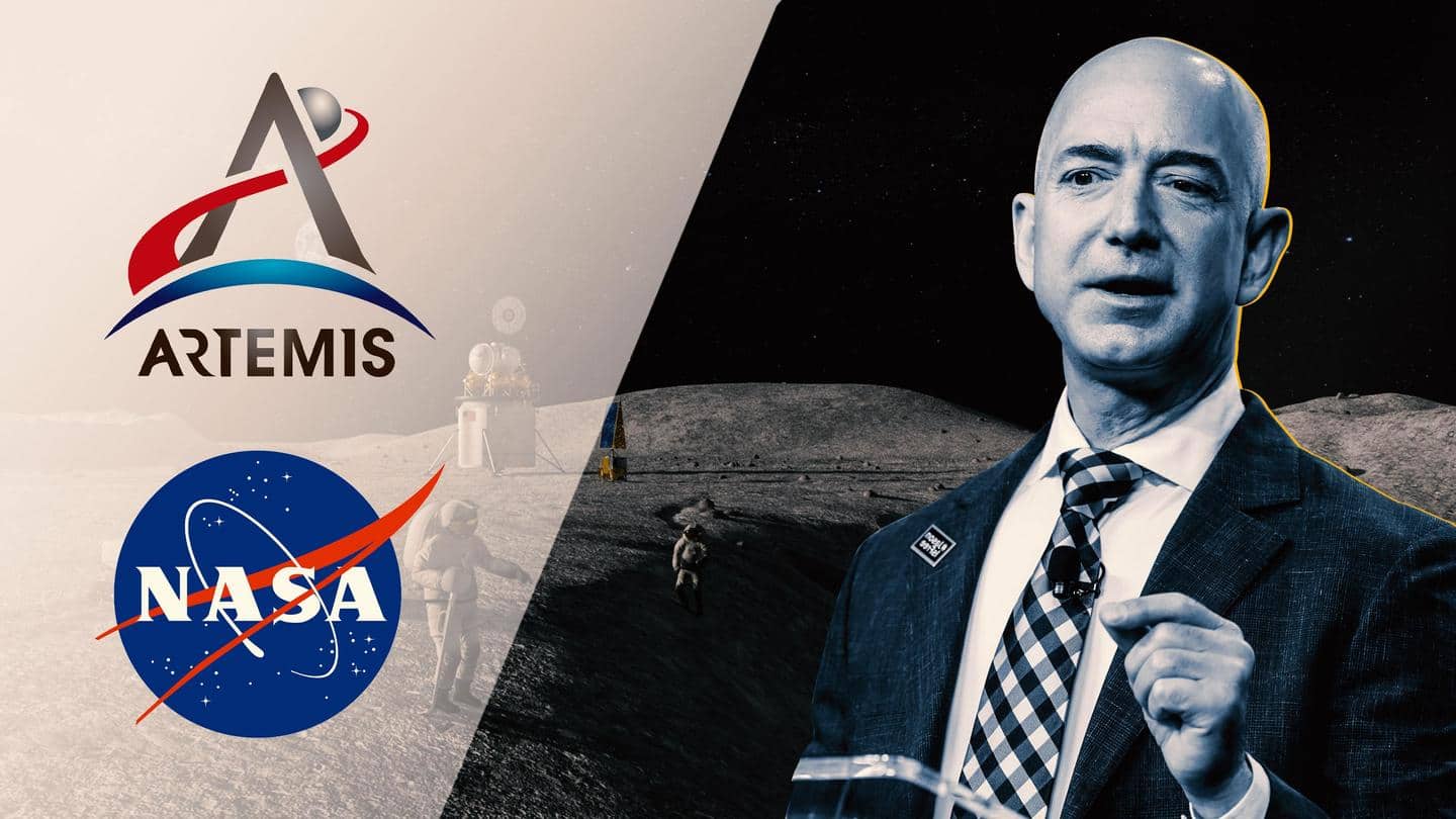 Bezos pens open letter to NASA about Artemis lander contract