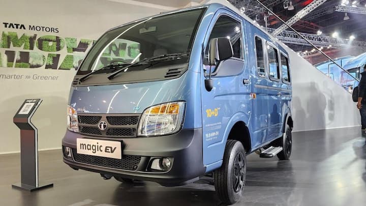 10-seater Tata Magic EV breaks cover at Auto Expo 2023