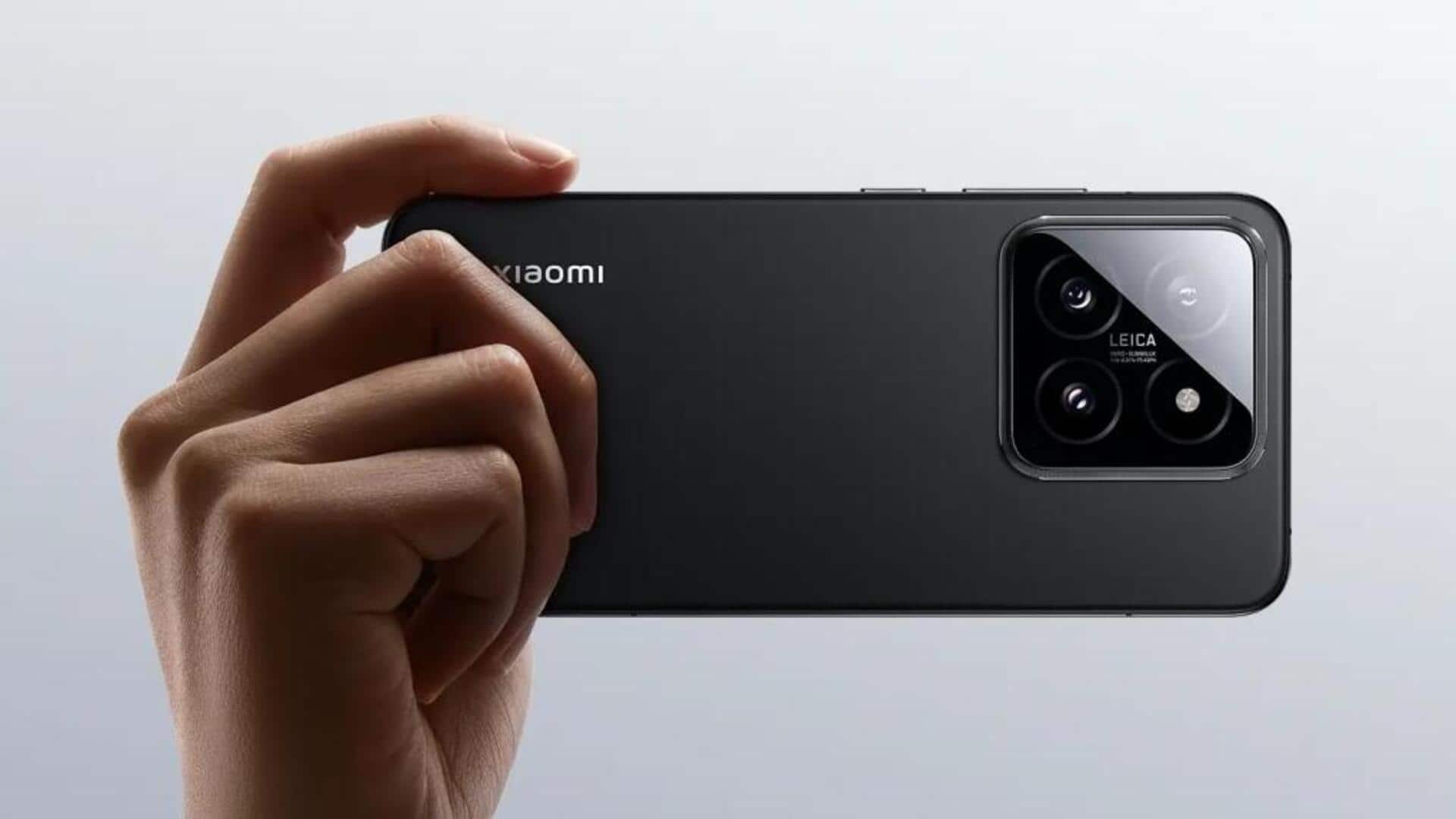 Xiaomi 14 with Snapdragon 8 Gen 3 chip goes official