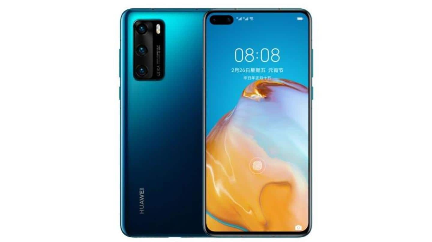 Huawei P40 4G smartphone, with dual selfie cameras, goes official