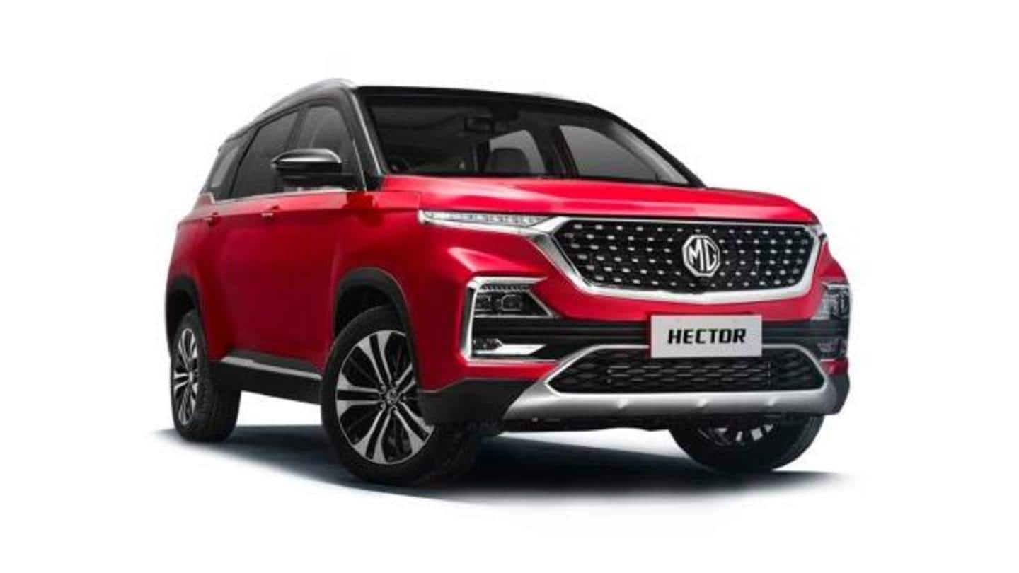 Over 50,000 units of MG Hector SUV manufactured in India
