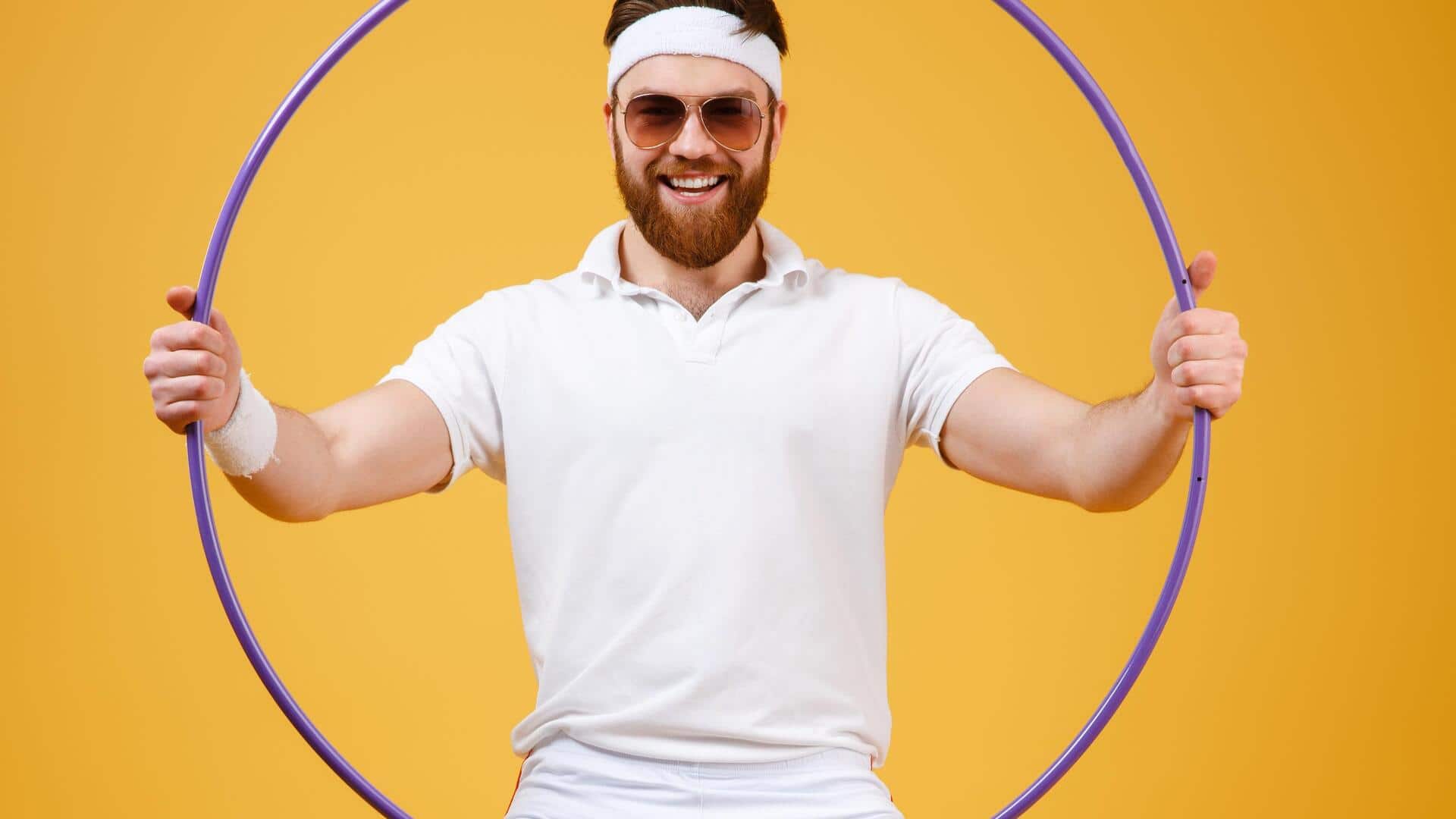 Make your workouts more fun with these hula hoop exercises