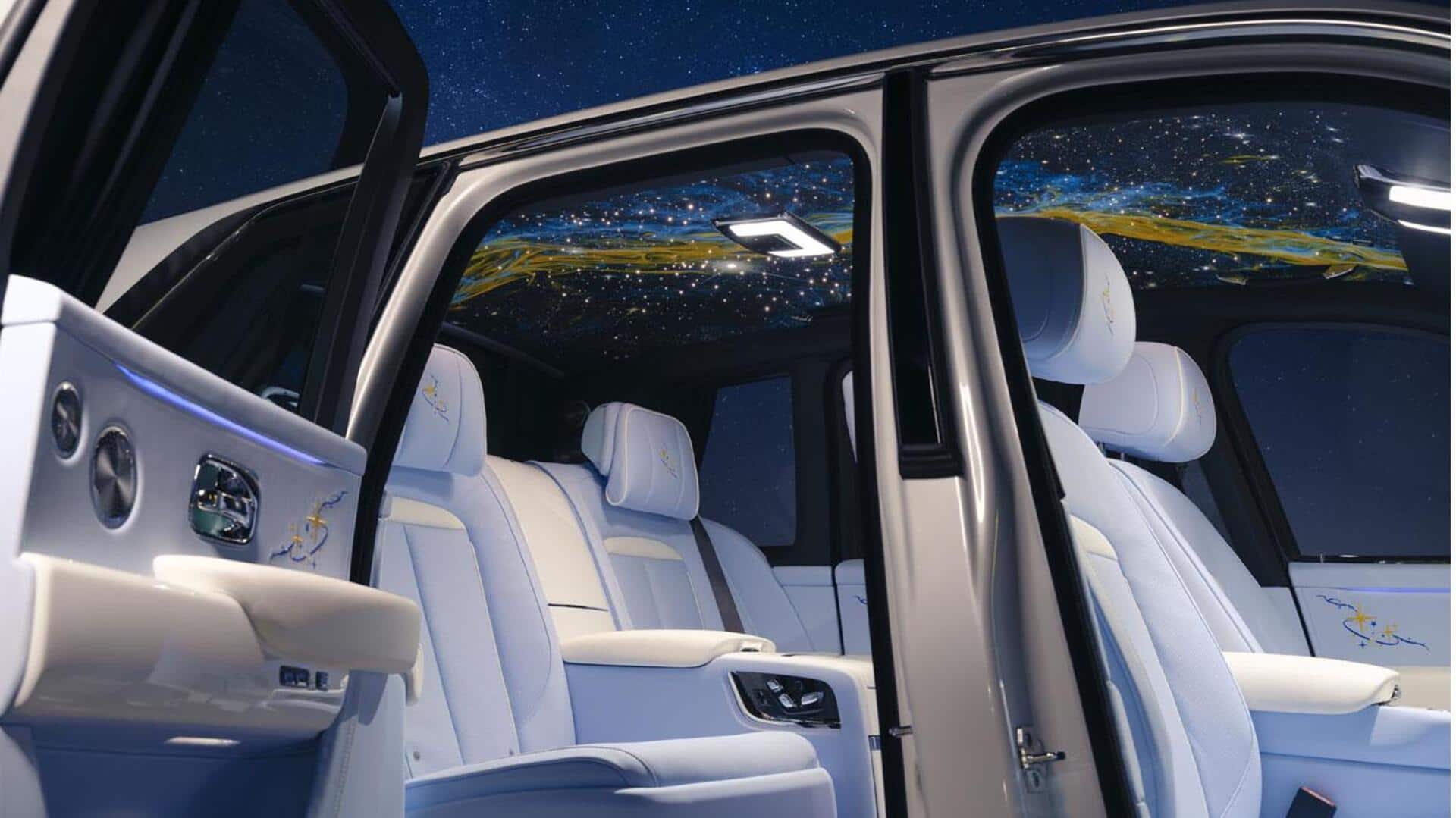 This one-off Rolls-Royce puts the Milky Way on its ceiling