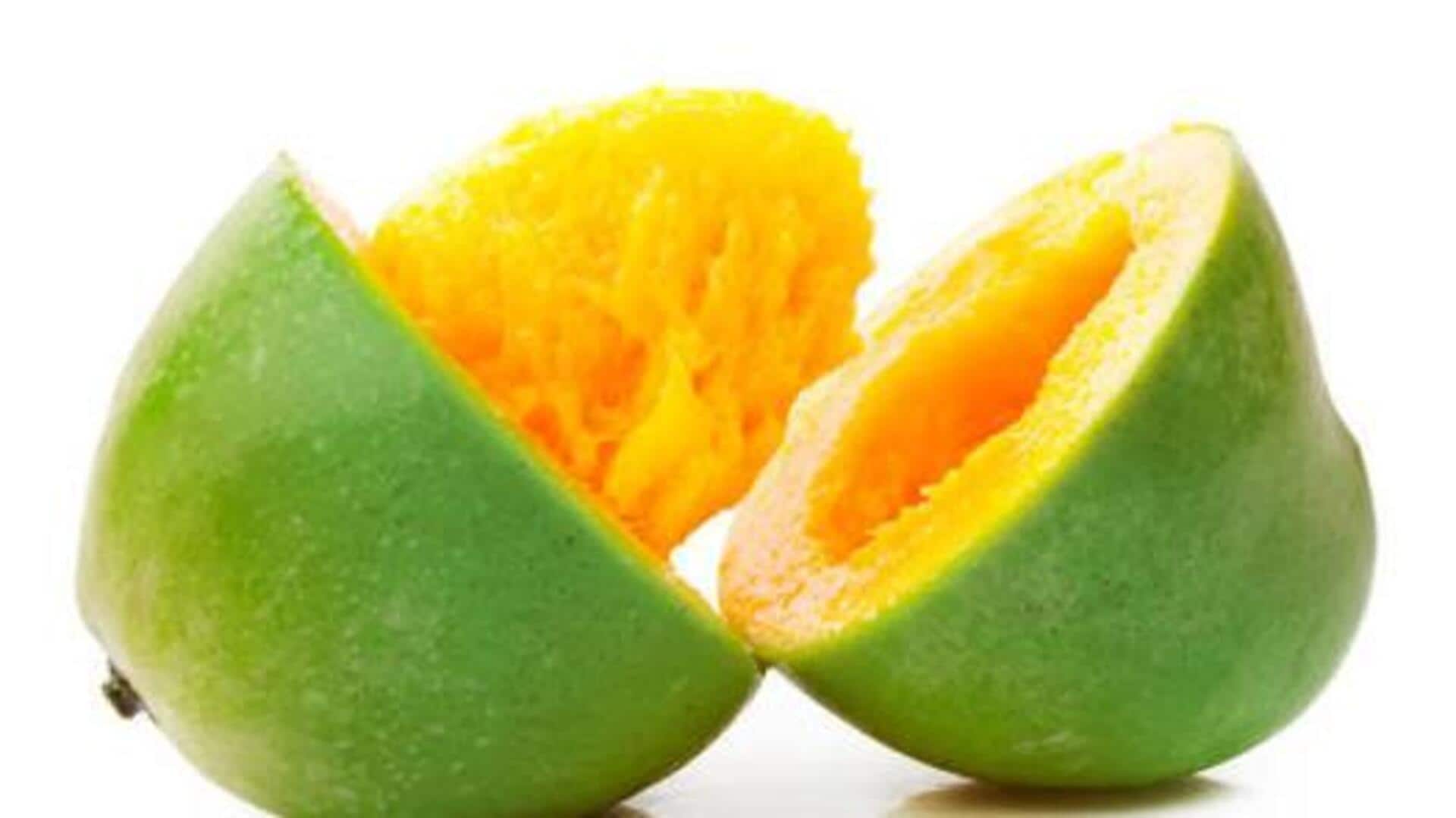 For naturally glowing skin, try a mango seed scrub