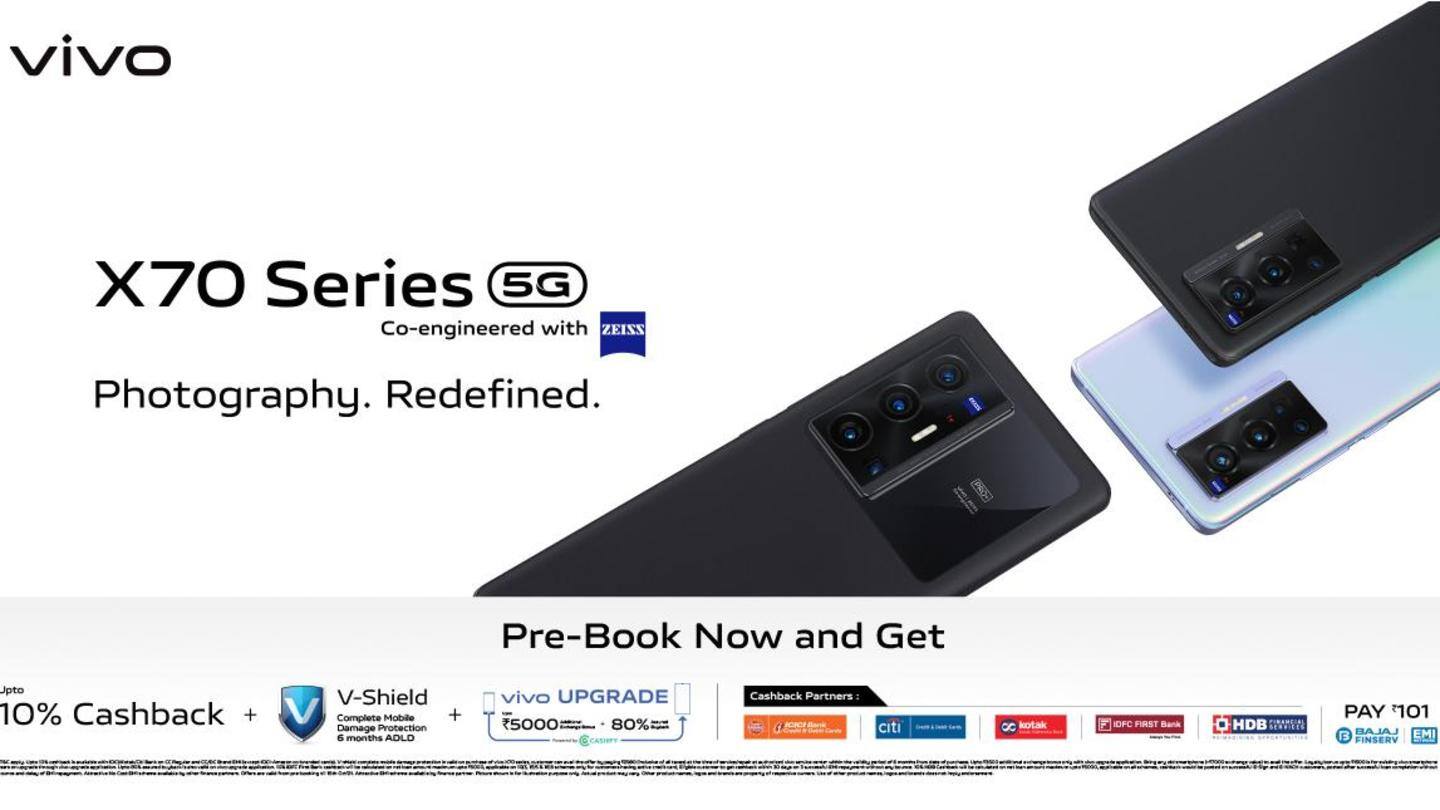 Vivo X70 series: Pricing and availability Vivo X70 series: Pricing and availability