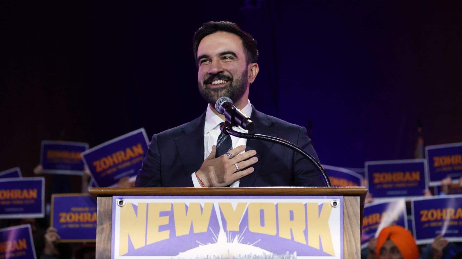 Zohran Mamdani becomes NYC's first Muslim mayor